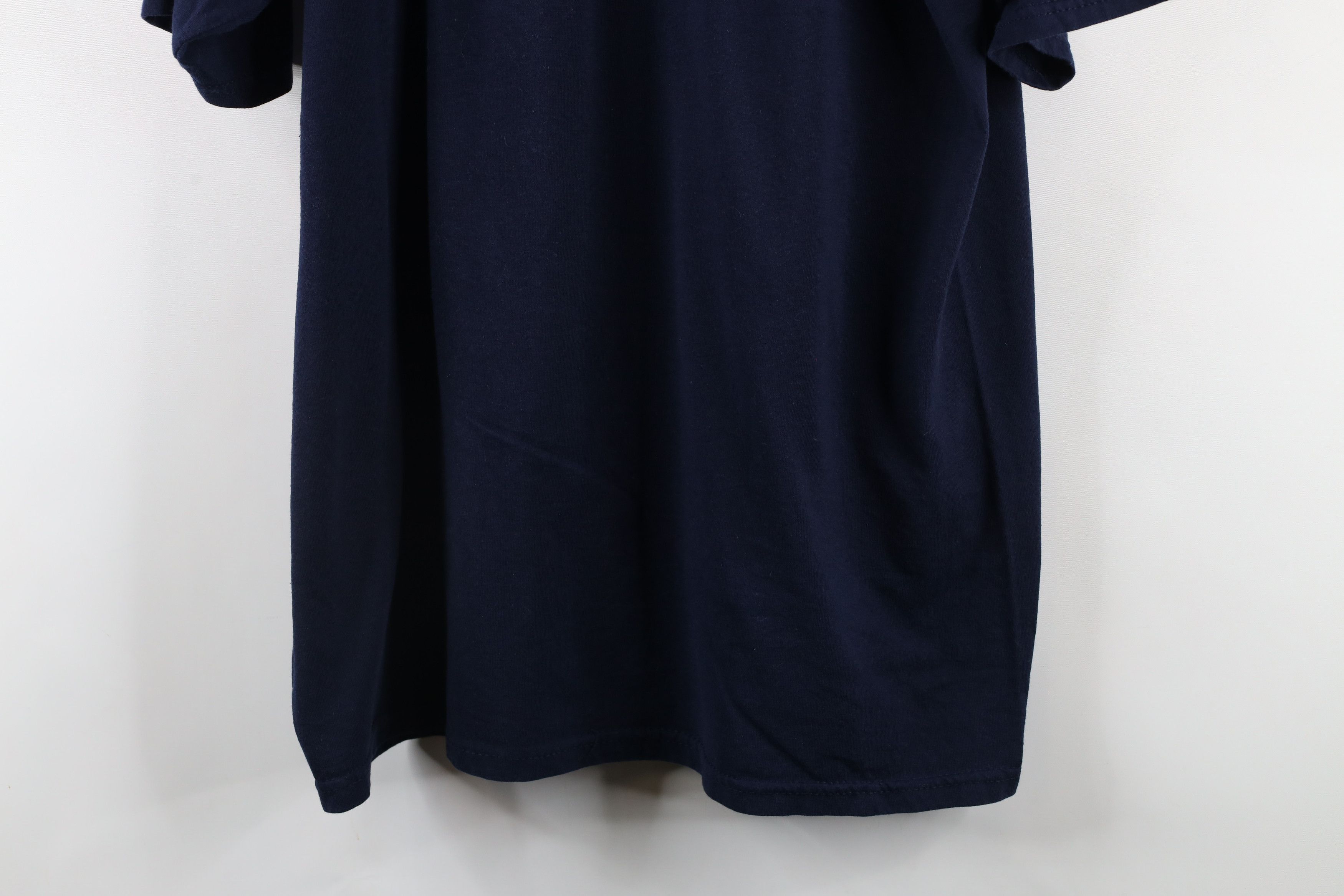Gildan × Vintage Vintage 90s Gildan Out Label Tag Short Sleeve T-Shirt Blue Size US XL / EU 56 / 4 - 8 Thumbnail
