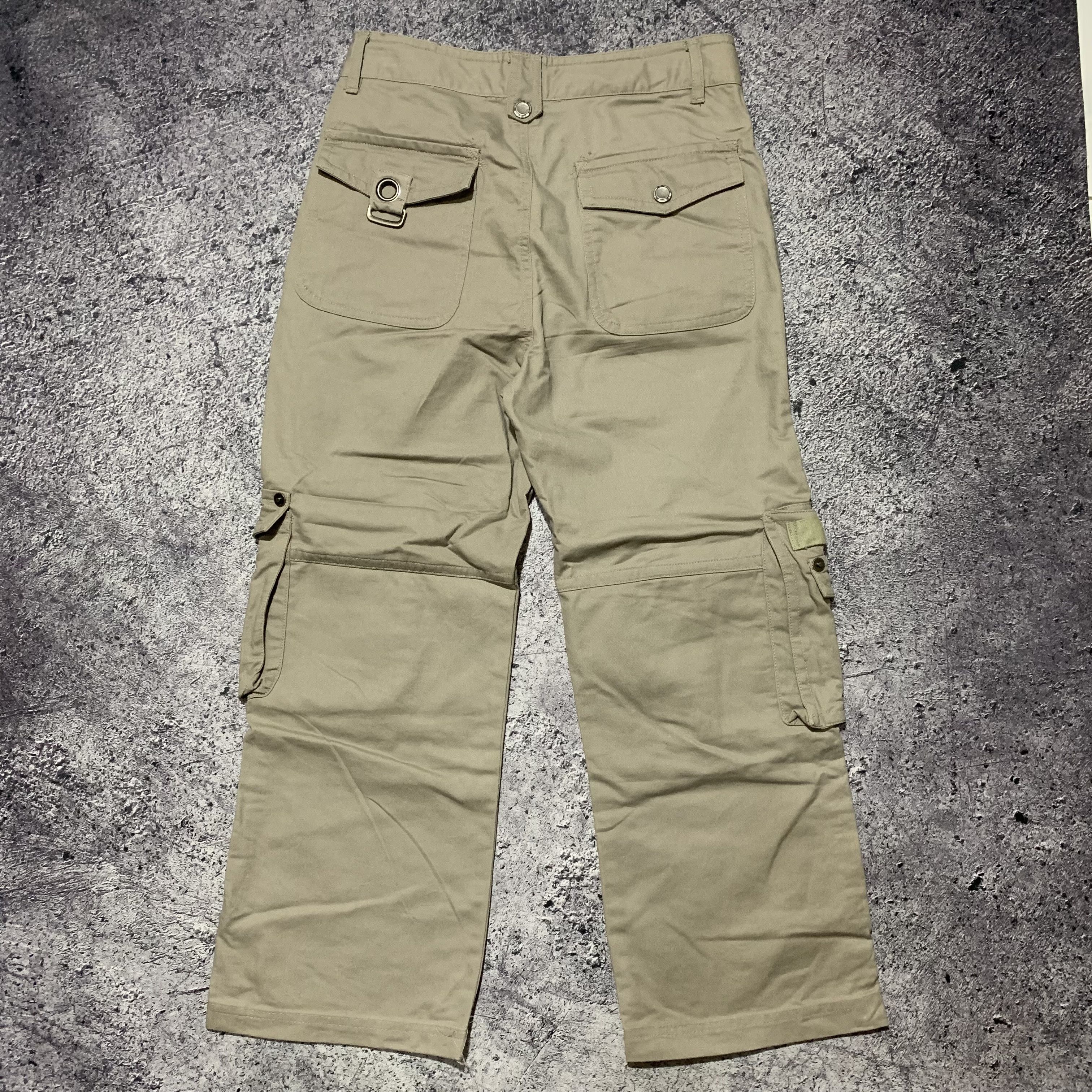 Japanese Brand 2000s Military Ifsix Multipocket Tactical Cargo Pants Size US 27 - 2 Thumbnail