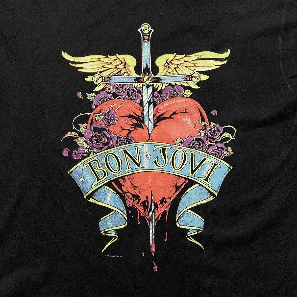Fruit Of The Loom Vintage Bon Jovi “One Wild Night” Tour 2001 T-shirt Size US L / EU 52-54 / 3 - 4 Thumbnail