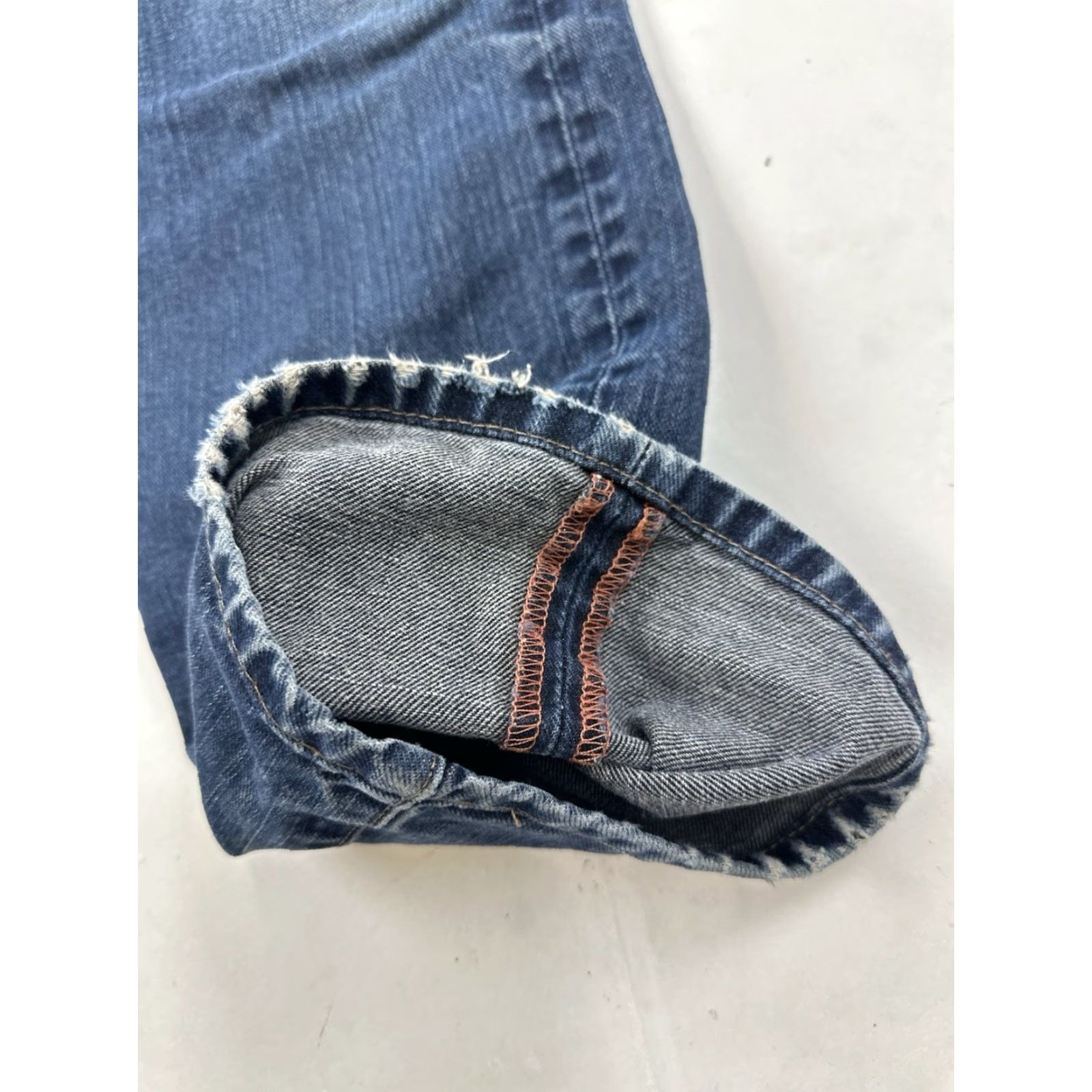 Eddie Bauer Eddie Bauer Jeans Men’s 36x30 Blue Faded Distressed Slim Regular Denim City College Preppy Designer Ankle Pockets Comfort Easy Care Mens Size US 36 / EU 52 - 3 Thumbnail