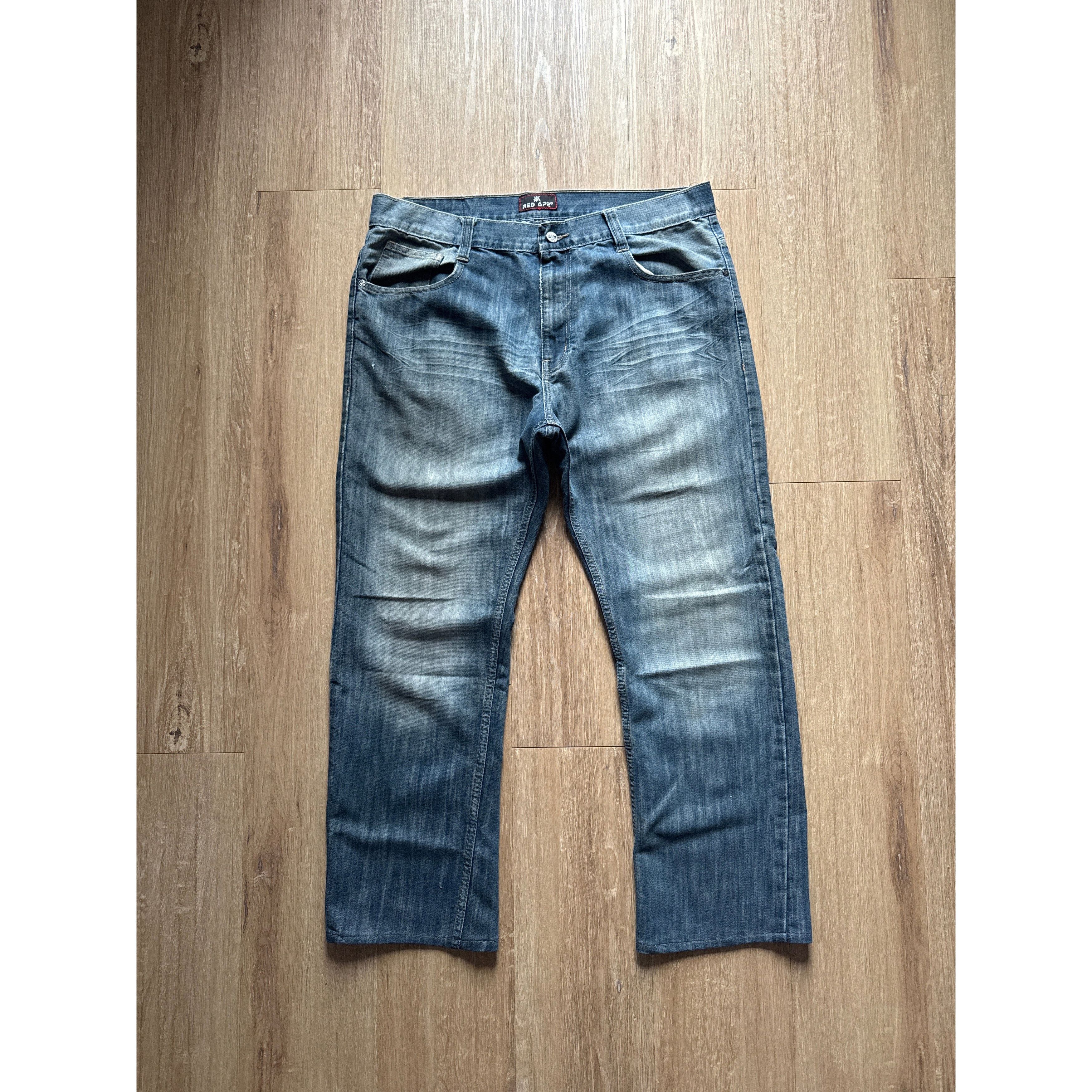 Vintage Vintage Y2K Red Ape Boot Cut Denim Jeans Size US 36 / EU 52 - 1 Thumbnail