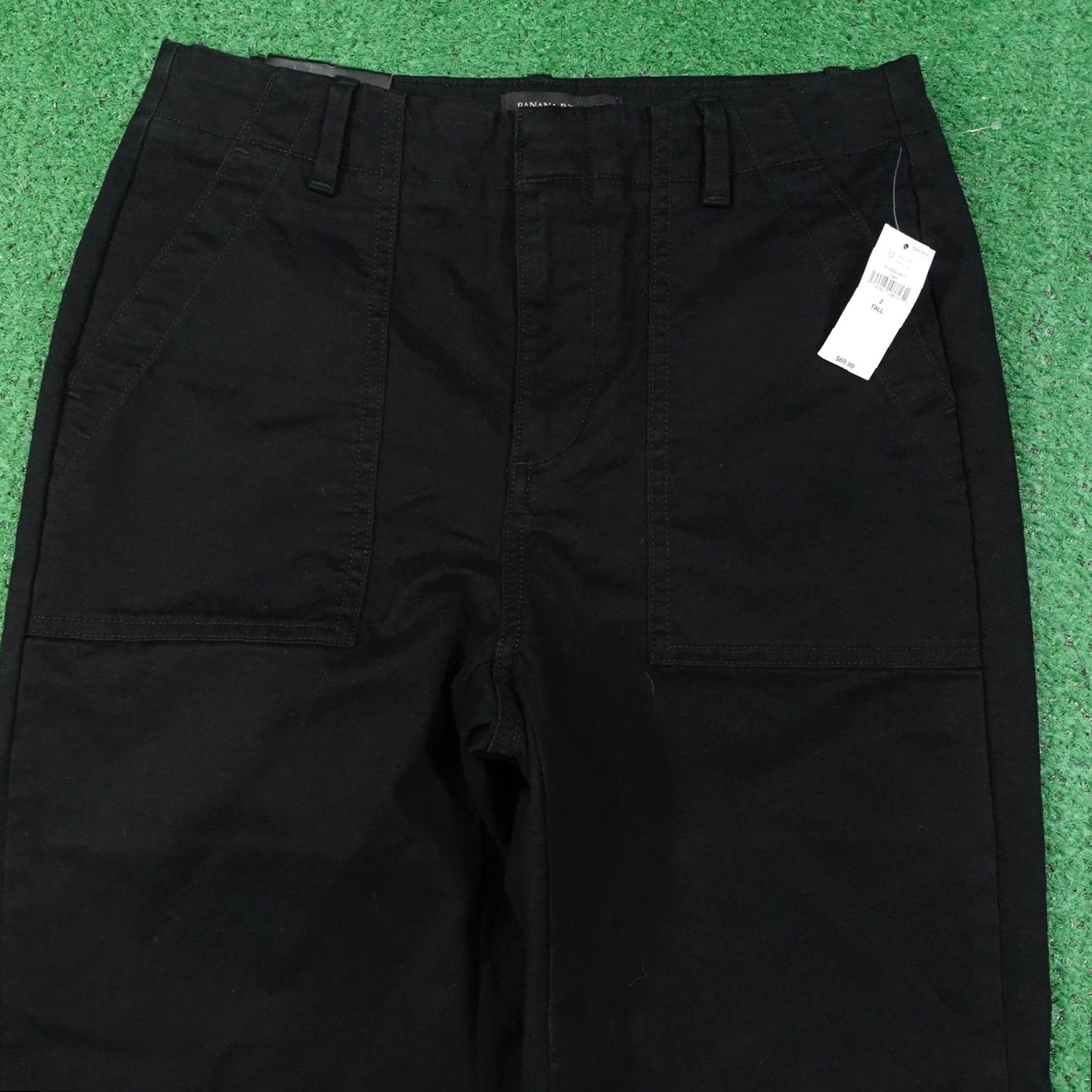 Banana Republic Banana Republic Pants Womens 2 Tall Black Authentic Chino Girlfriend Fit Ankle Size 26" / US 2 / IT 38 - 2 Thumbnail
