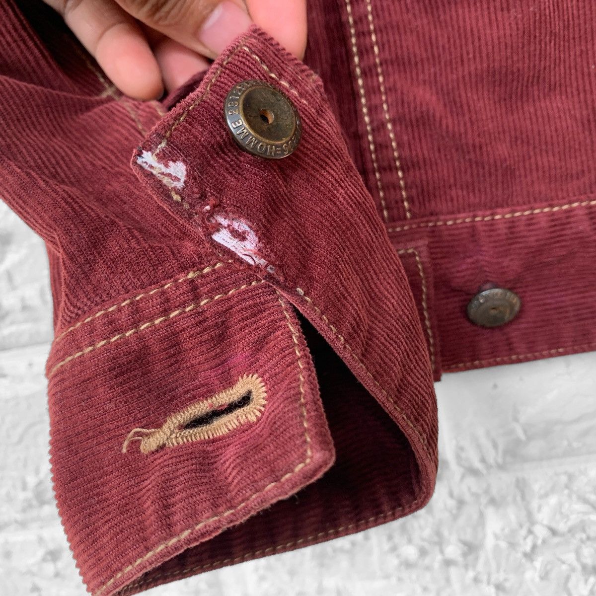 Other 291295 Homme Custom Made Corduroy Jacket Made In Japan Size US S / EU 44-46 / 1 - 9 Thumbnail