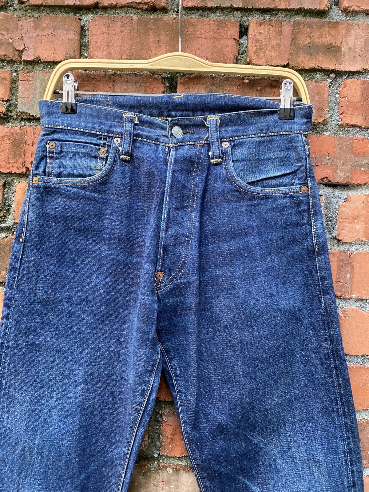 Vintage W29x30 evisu redline made in JAPAN Size US 29 - 5 Thumbnail