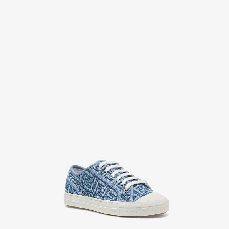 Fendi o1s1wg111225 Domino in Blue Size US 7 / IT 37 - 2 Thumbnail