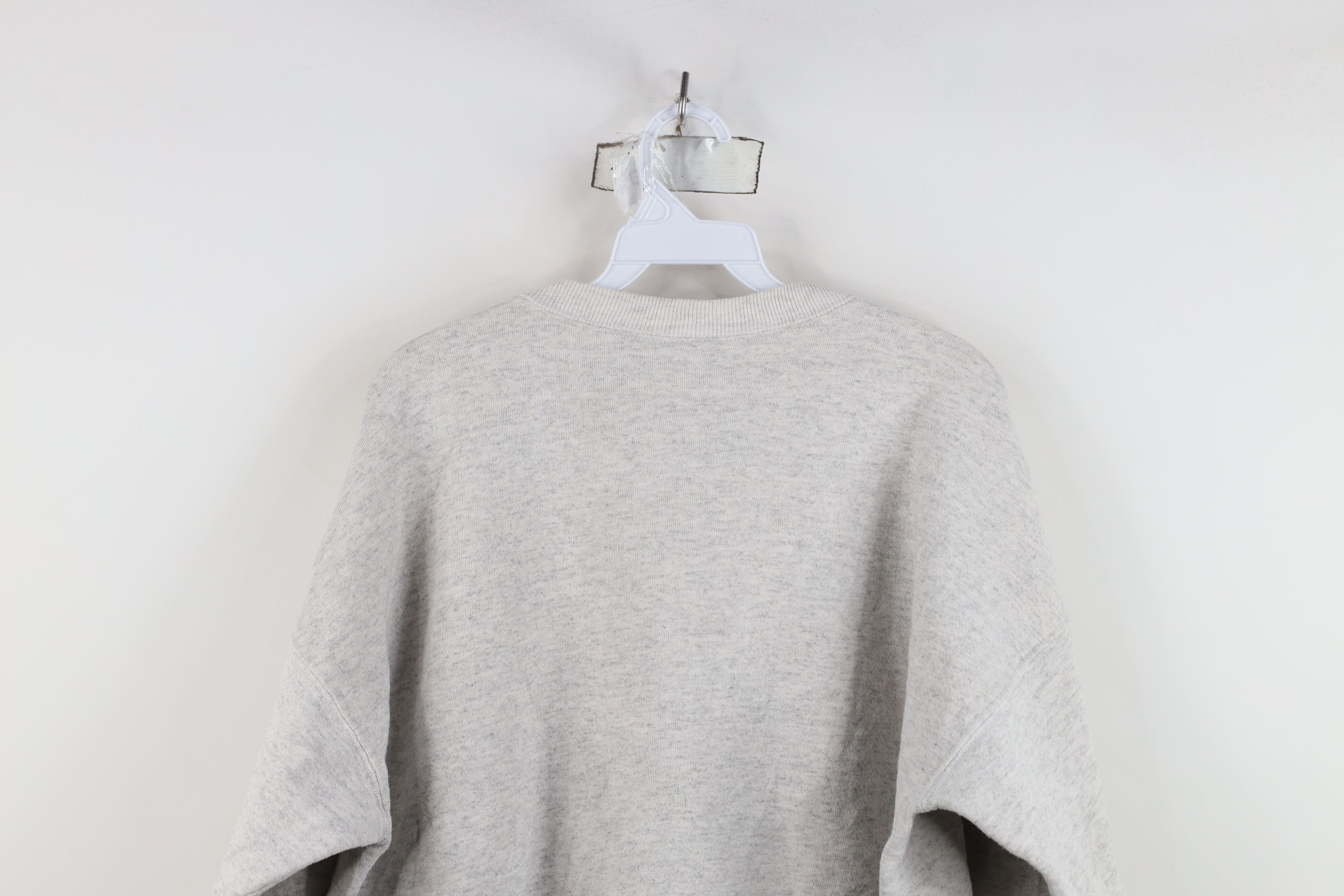 Vintage Vintage 90s Streetwear Ski Iowa Skiing Sweatshirt Gray USA Size US XL / EU 56 / 4 - 15 Thumbnail