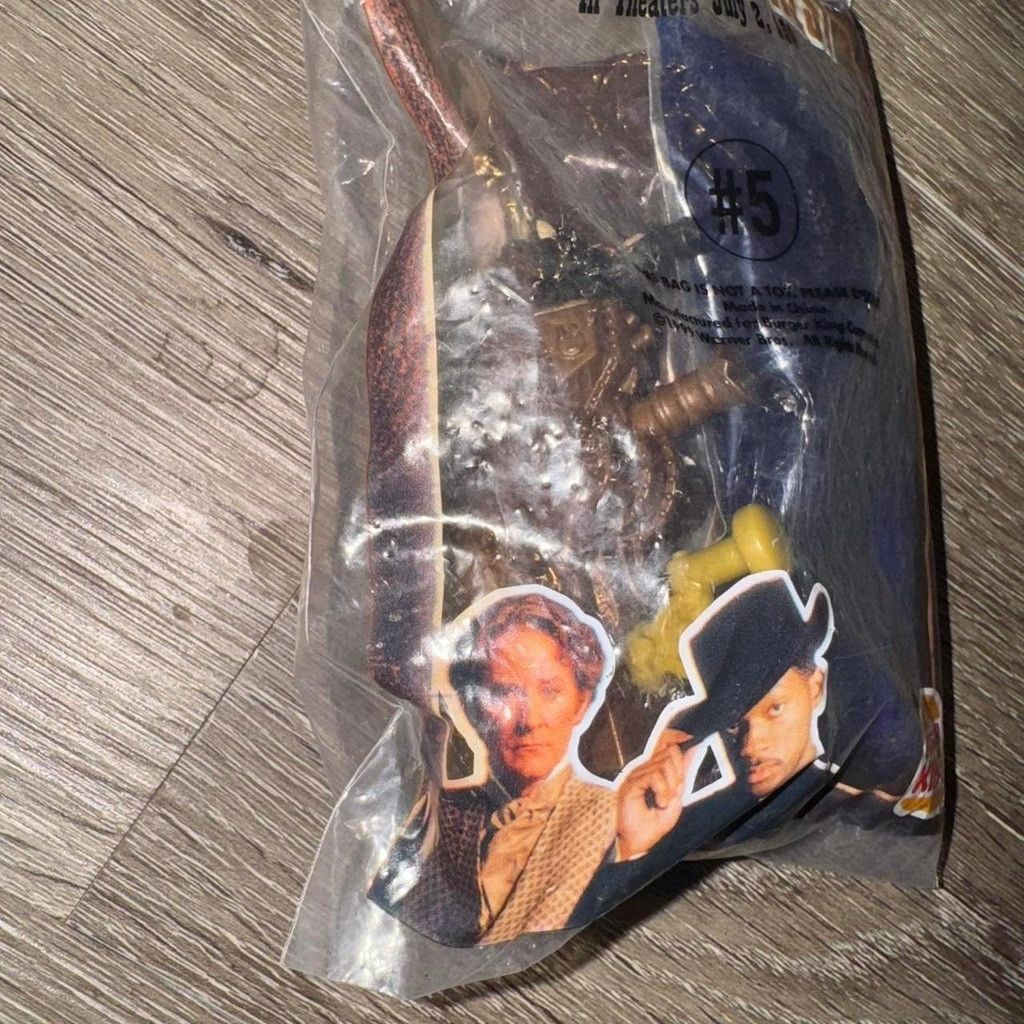 Vintage Burger King 1999 Kids Meal Toy Wild Wild West #5 Will Smith Size ONE SIZE - 3 Thumbnail