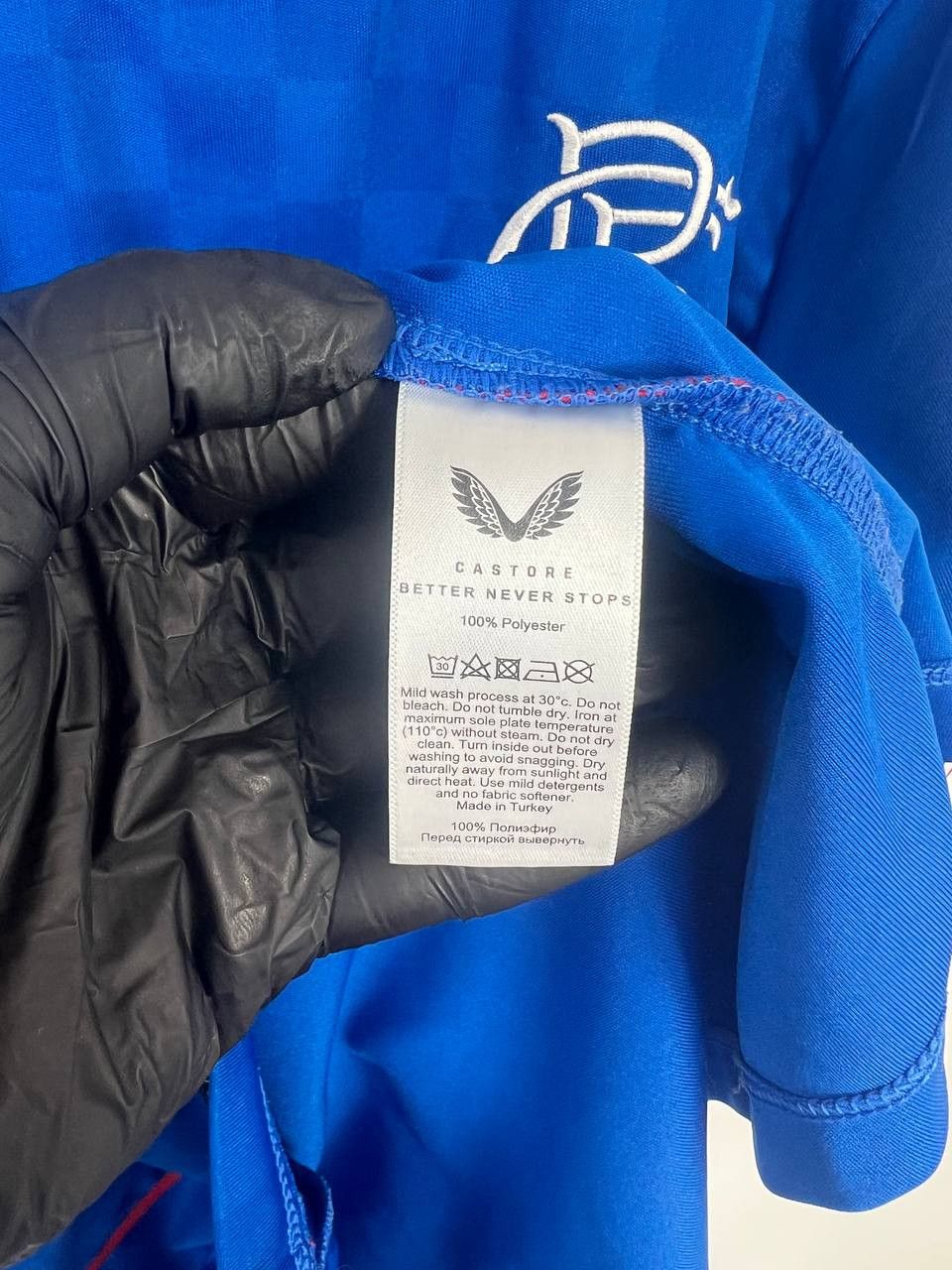 Castore Rangers Home football shirt 2022/2023 Jersey Soccer Size US M / EU 48-50 / 2 - 5 Thumbnail