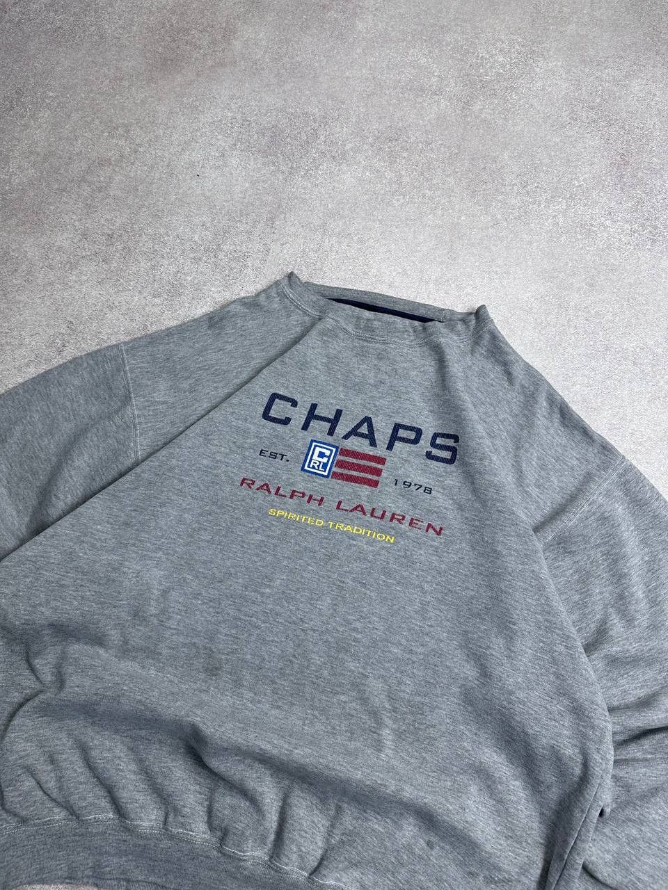 Chaps Vintage Chaps Ralph Lauren Spellout Boxy Sweatshirt L Size US L / EU 52-54 / 3 - 2 Thumbnail