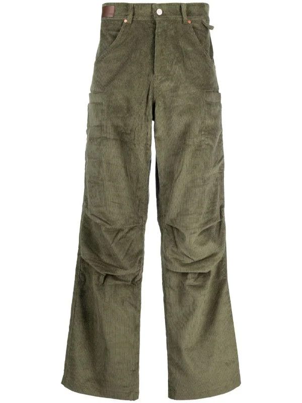 image of Andersson Bell Corduroy Cargo Pants in Green, Men's (Size 30)