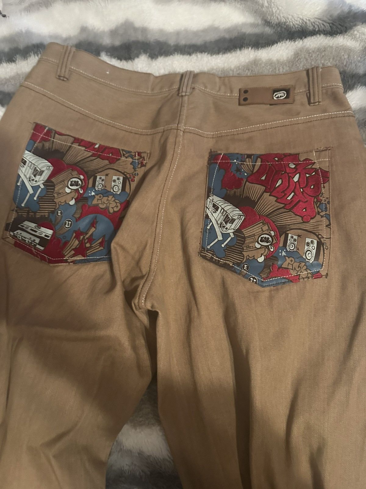 Ecko Unltd. × Vintage Sick Ecko Unltd Pants W/ Embroidery Size US 42 / EU 58 - 3 Thumbnail
