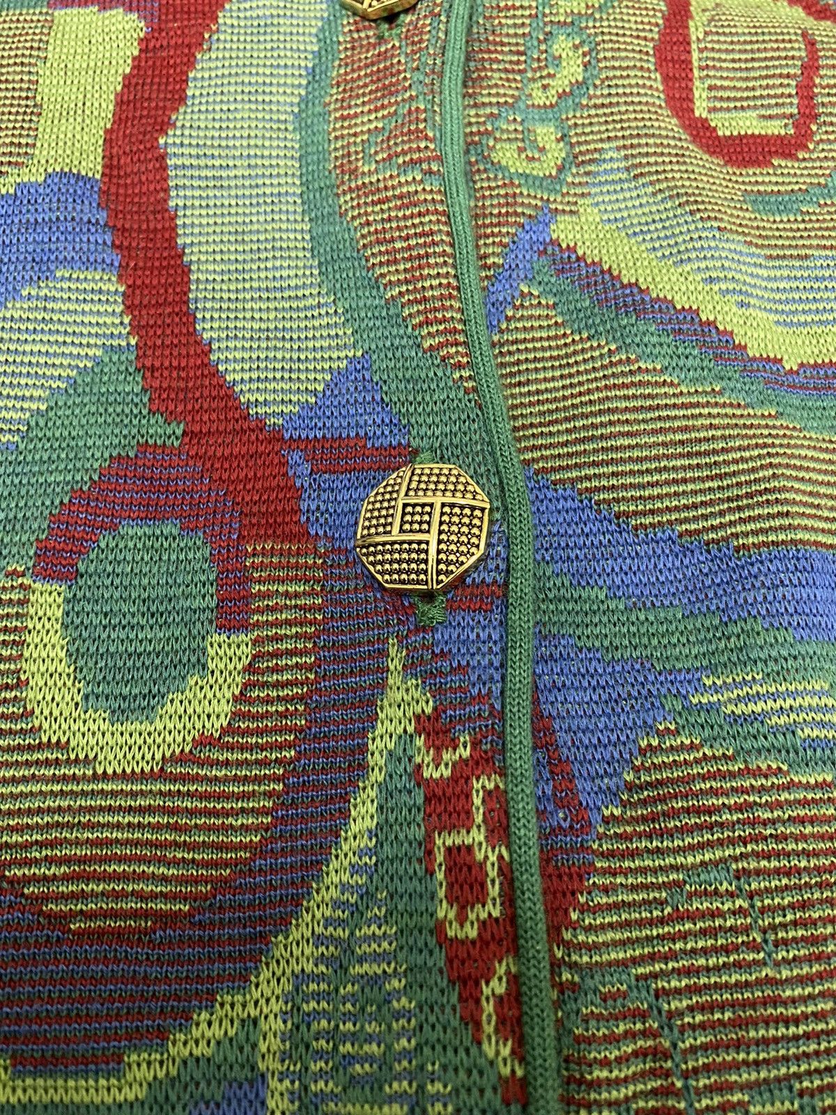 Designer Devernois Paris Multiscreen Cardigan Knit (C3) Size L / US 10 / IT 46 - 5 Thumbnail