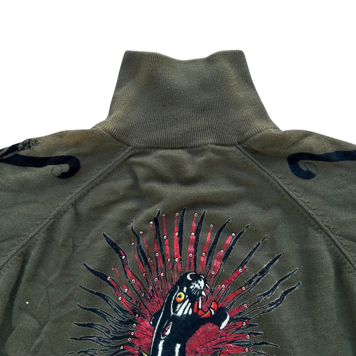 Ed Hardy Ed Hardy Born Free Panther Zip Up Sweater Size XL Size XL / US 12-14 / IT 48-50 - 8 Thumbnail