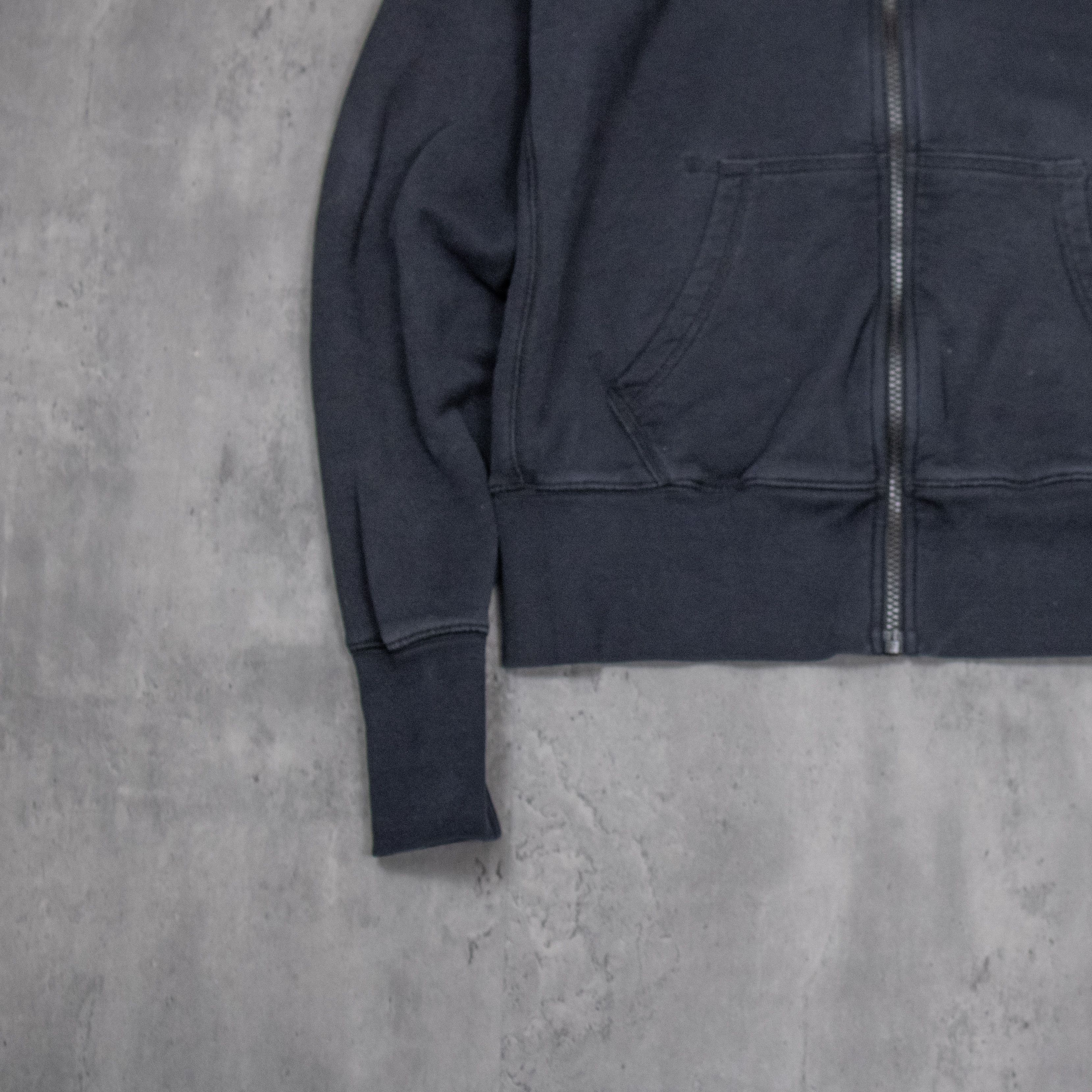 Nike Y2K 2000's 00's Nike Grey Tag Black Big Logo Zip Up Hoodie Size US M / EU 48-50 / 2 - 4 Thumbnail
