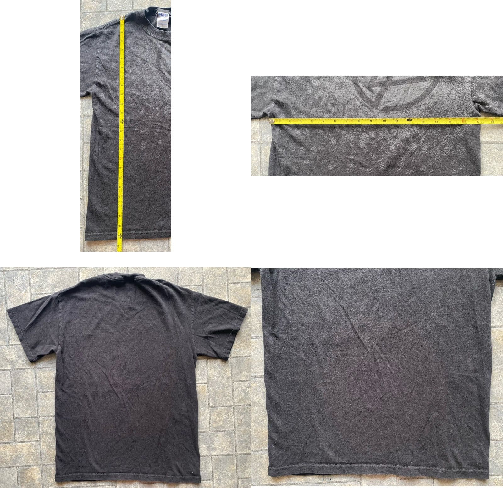 Vintage M&O KNITS T Shirt Men’s S Linkin Park Logo LP Black Short Sleeve Band Mens S Black Logo Short Sleeve Tee Size US S / EU 44-46 / 1 - 8 Thumbnail