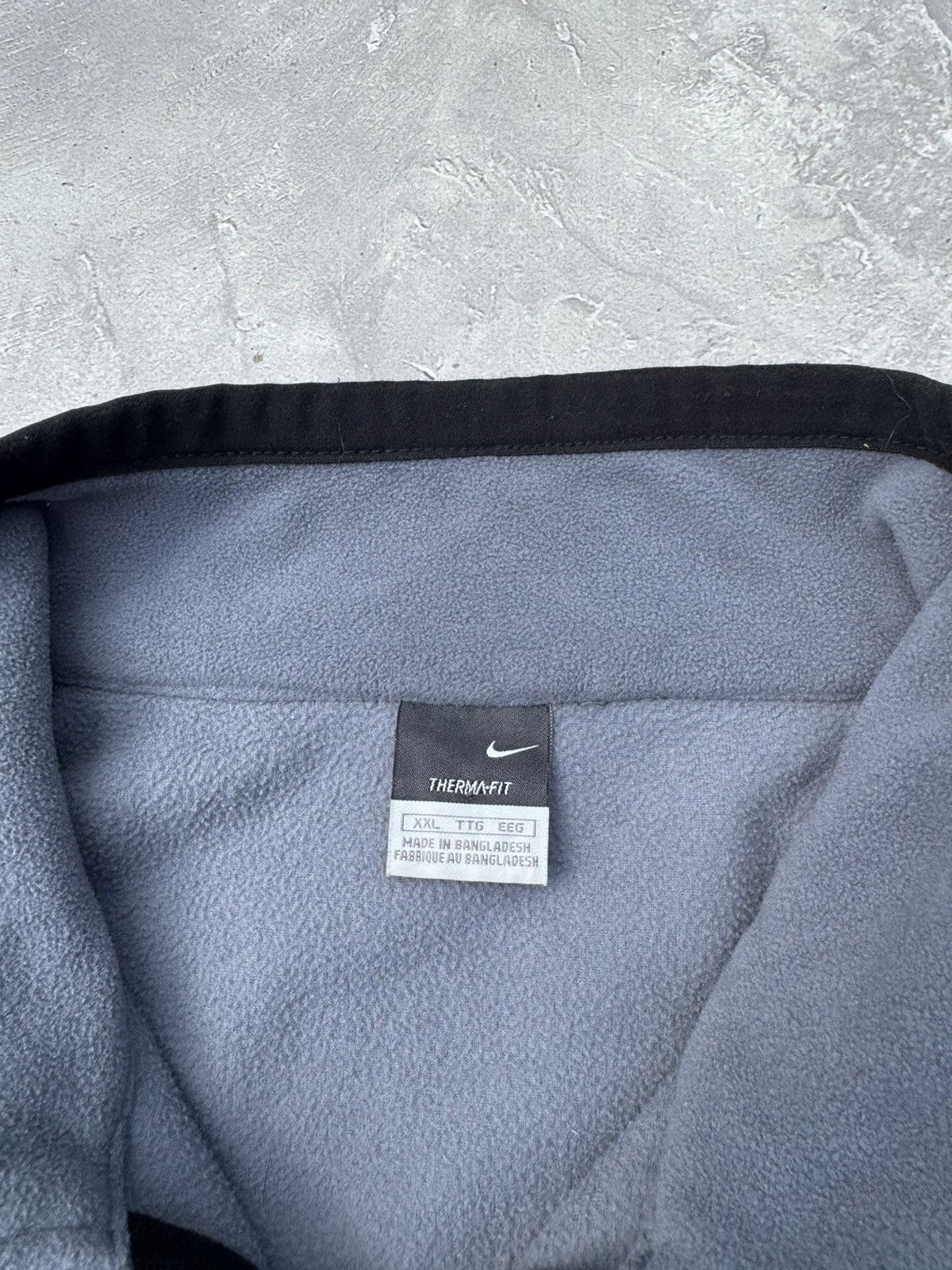 Nike Vintage Nike Zip Fleece Therma-fit Jacket Size US XXL / EU 58 / 5 - 10 Thumbnail