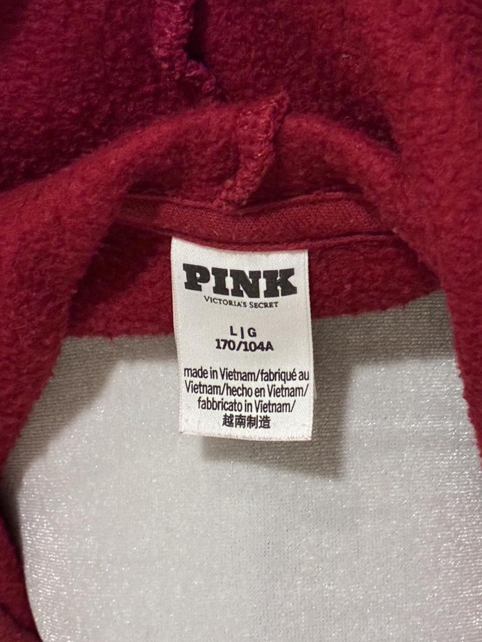 Pink Victoria's Secret PINK Ivy Fleece Cropped Hoodie Size L / US 10 / IT 46 - 4 Thumbnail