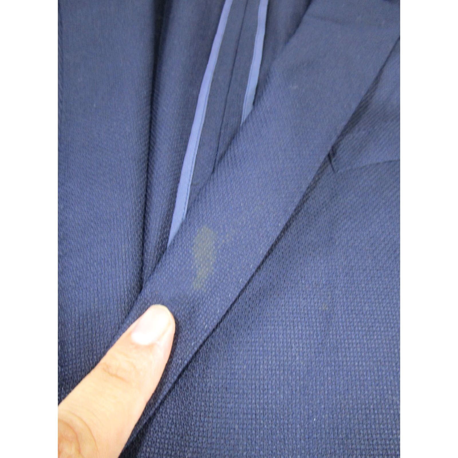 Bonobos Bonobos Blazer Mens 44R Blue Wool Single-Breasted Jacket Coat, 2 Piece, Solid, Regular Fit, Wool Blazer, Blue Mens 44R Size 44R - 3 Thumbnail