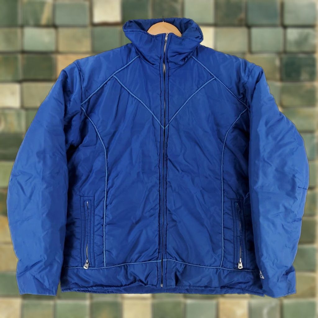 Vintage Gerry VTG Down Puffer Full Zip Jacket Blue Ski Snowboard Mens XL Size US XL / EU 56 / 4 - 1 Thumbnail