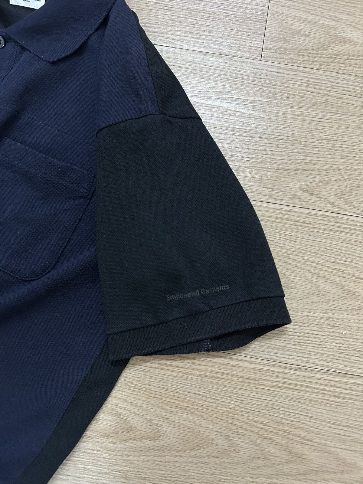 Beauty Beast × Engineered Garments × Uniqlo Rare And Beautiful Uniqlo Engineered Garments Polo Tee Size US L / EU 52-54 / 3 - 8 Thumbnail
