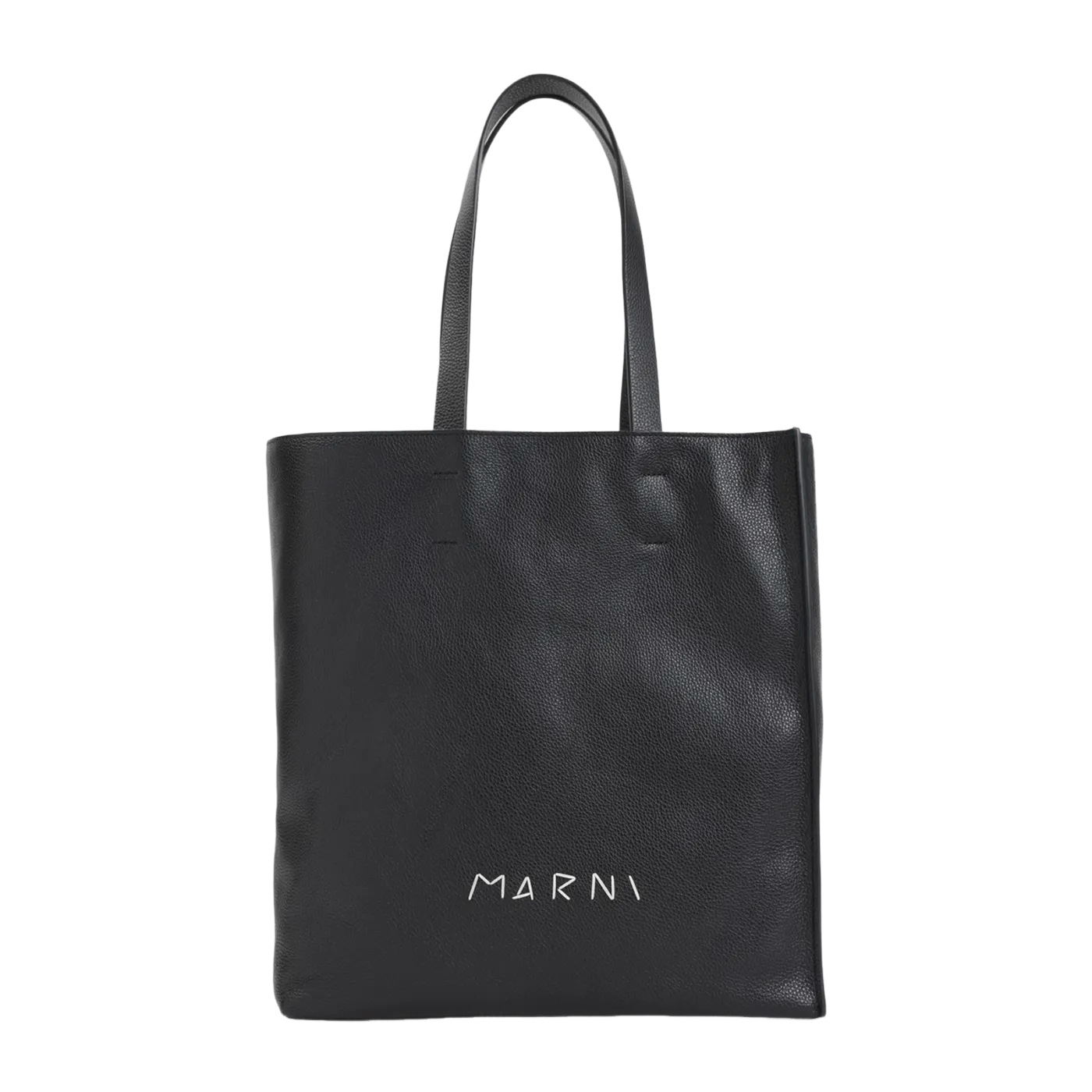 MARNI Black Leather Tote Bag New Authentic