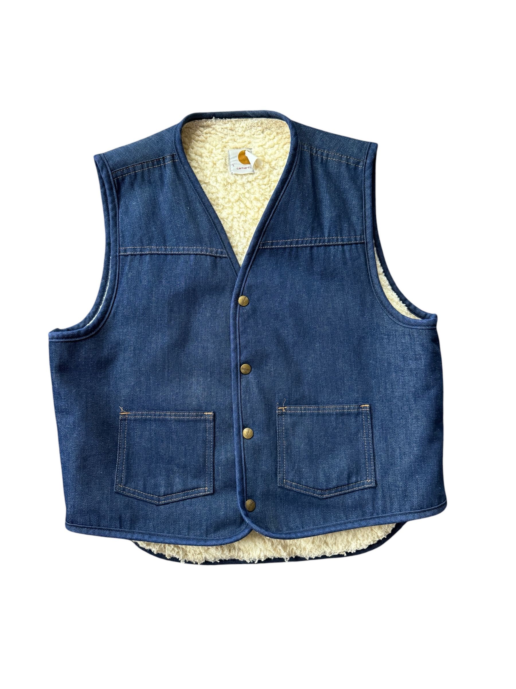 Carhartt × Vintage Vintage 80s Carhartt Work Vest Sherpa