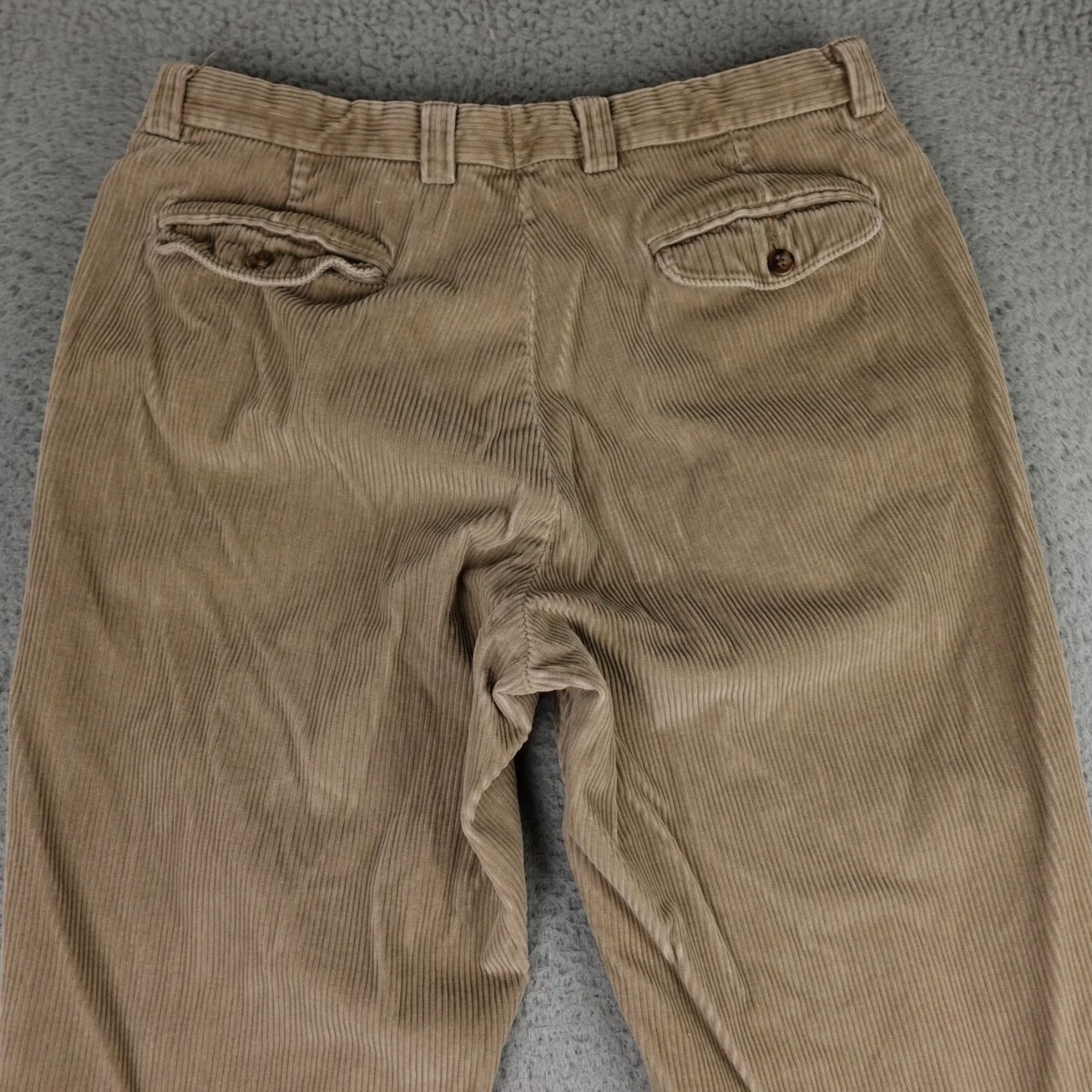 Vintage VINTAGE LL Bean Pants Mens 34x30 Brown Corduroy Relaxed Skater Y2K Grunge Size US 34 / EU 50 - 6 Thumbnail