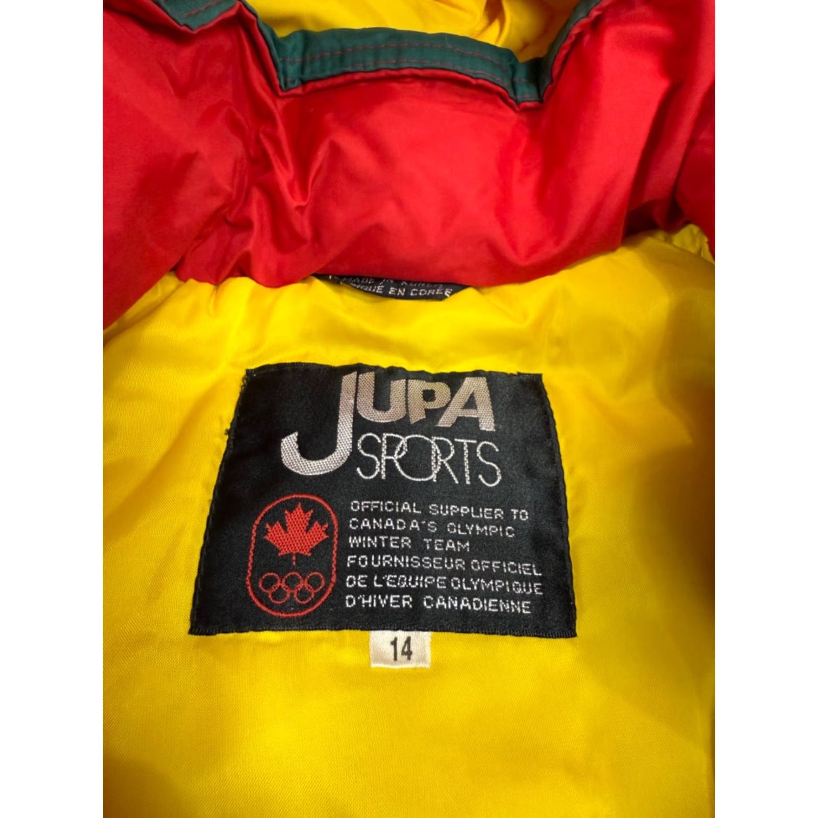 Vintage Vintage Jupa Sports Womens Hooded Jacket Sz 14 Red Nylon 1/4 Zip Pullover Hoodie Ladies Medium Red Nylon 14 Womens Hoodie Size XL / US 12-14 / IT 48-50 - 5 Thumbnail