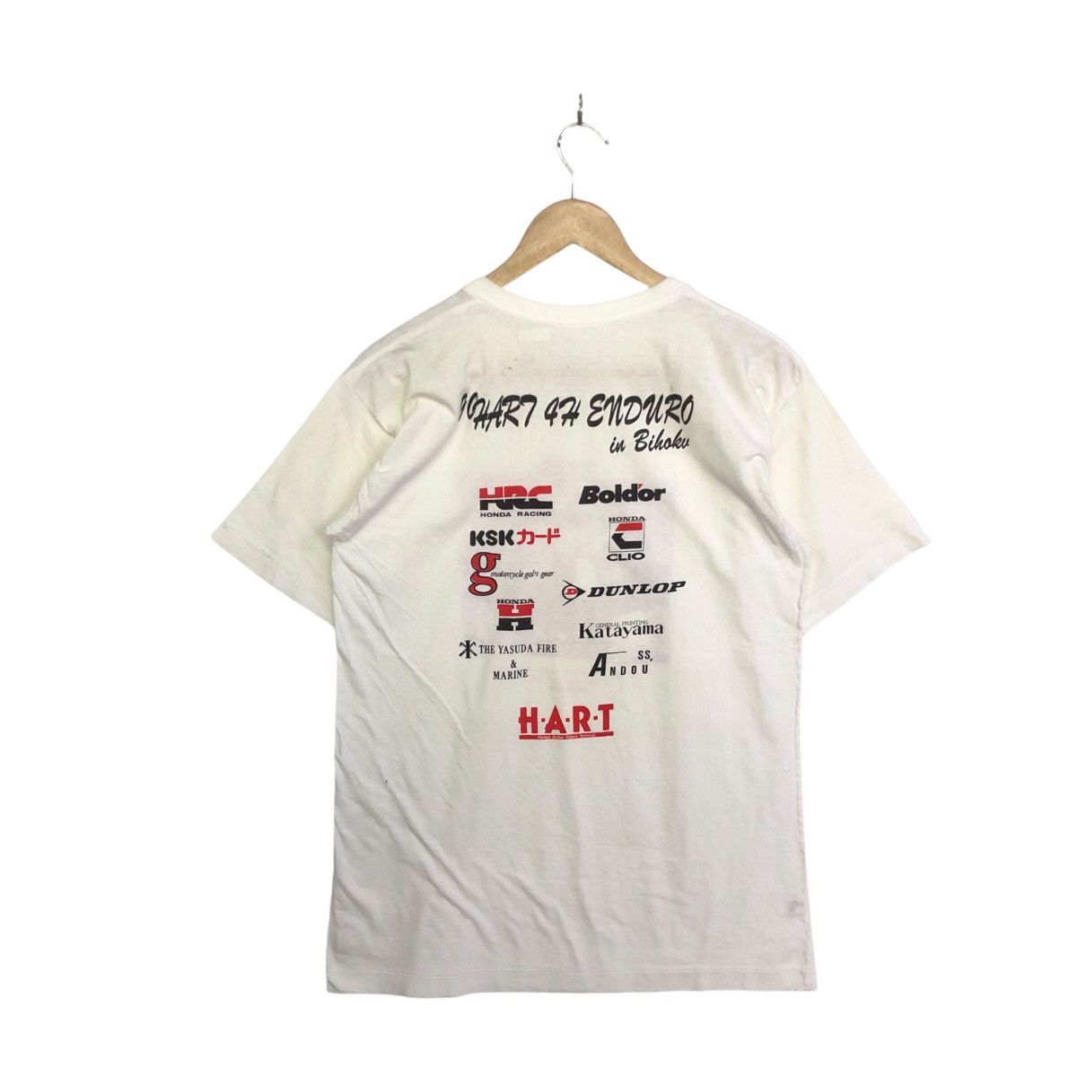 Honda × Vintage Vintage Honda Dirt Bike HART Enduro In Bihoku Tshirt Size US L / EU 52-54 / 3 - 2 Thumbnail