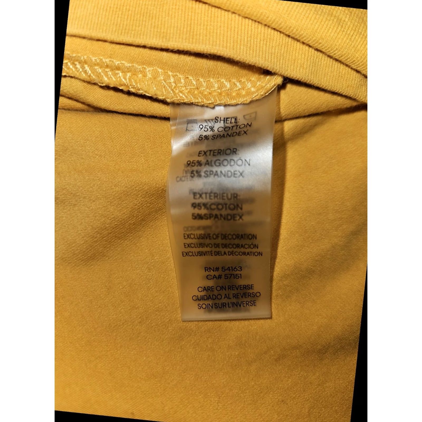 Calvin Klein Calvin Klein T-Shirt Dress Women's M Knee Length Short Sleeve Crew Neck Pullover Solid Logo Yellow Dress Pattern Classic Colorful Designer Mature Size M / US 6-8 / IT 42-44 - 6 Thumbnail