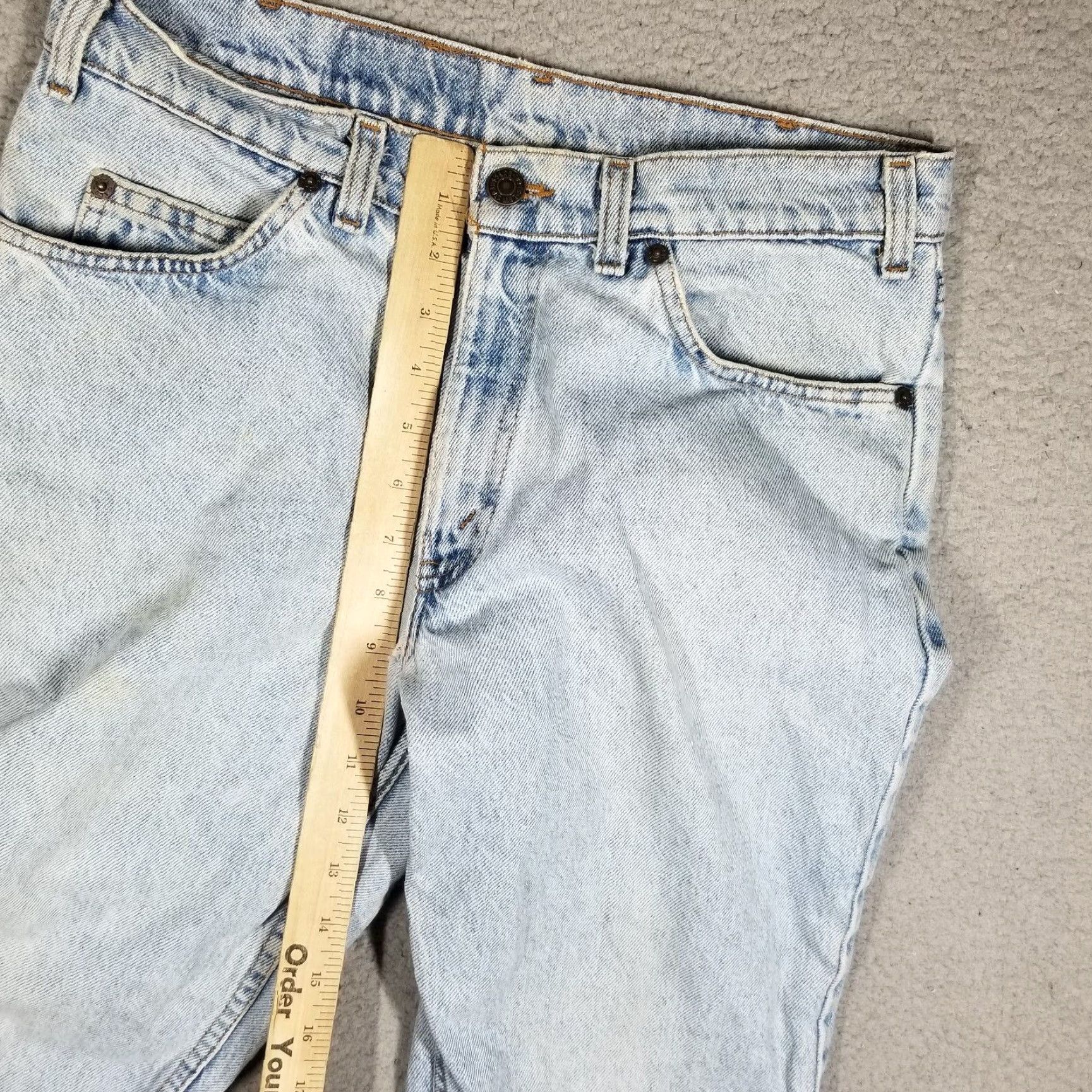 Levi's VINTAGE Levi's Jeans Men's Regular Fit 30 Waist Dark Denim 500 Series Retro Straight Pockets USA Size US 30 / EU 46 - 6 Thumbnail