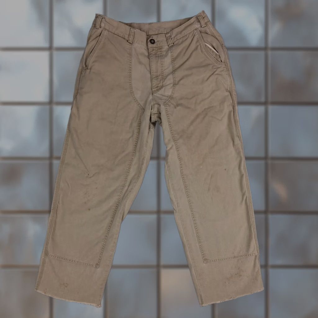 Patagonia Patagonia Pants Mens 34 Brown Canvas Double Knee Khakis Workwear Regular Inseam 26in Pocketed Size US 34 / EU 50 - 1 Thumbnail