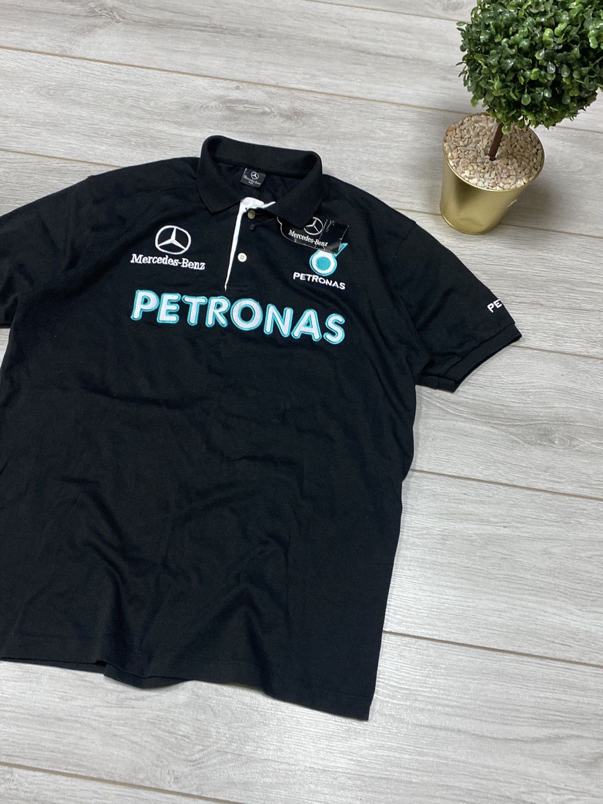 Mercedes-Benz Petronas Mercedes vintage polo with tag Size US XXL / EU 58 / 5 - 4 Thumbnail