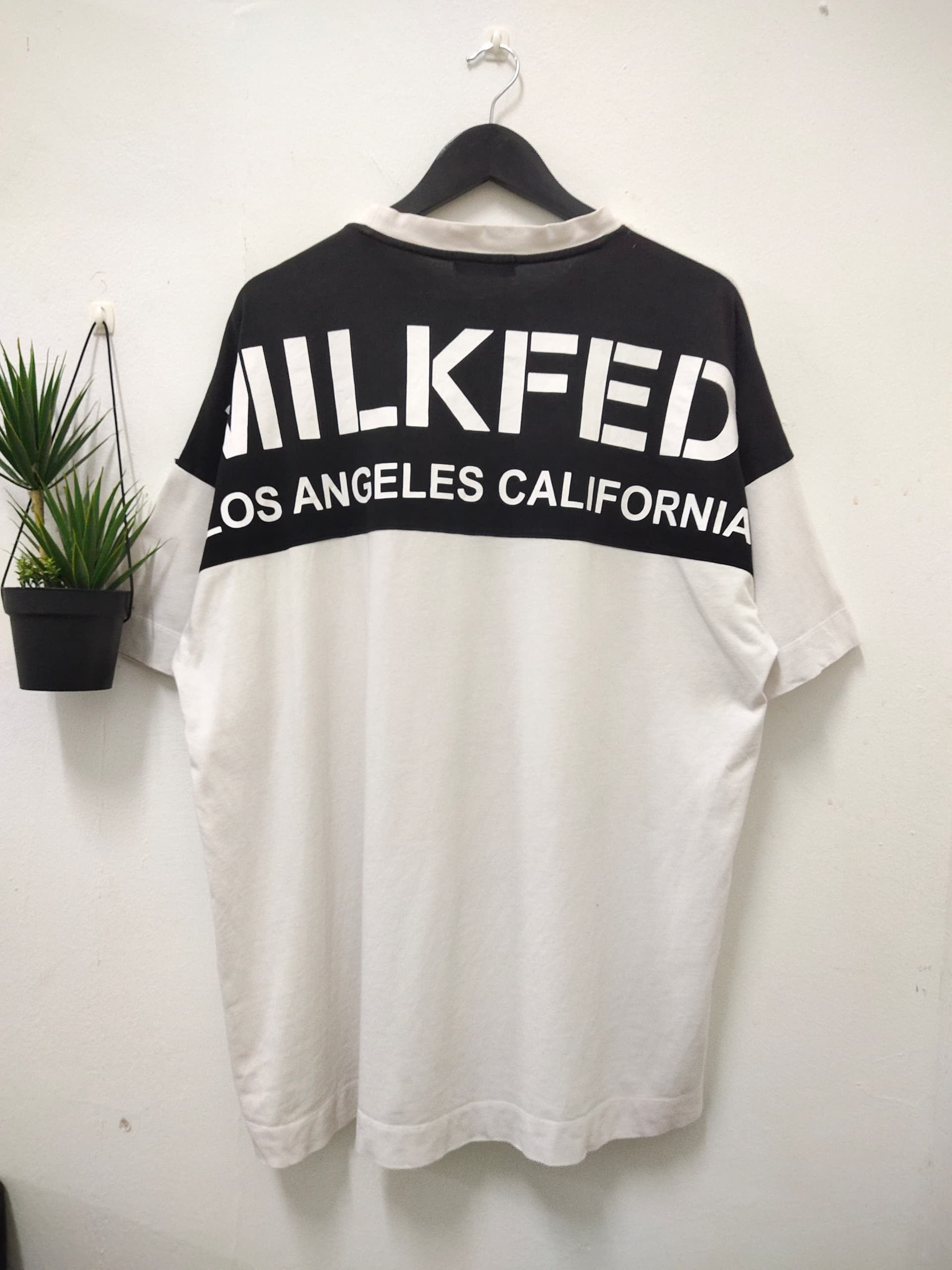 Designer × Japanese Brand MILKFED spell out logo Oversize t shirt streetwear Size US XL / EU 56 / 4 - 1 Thumbnail