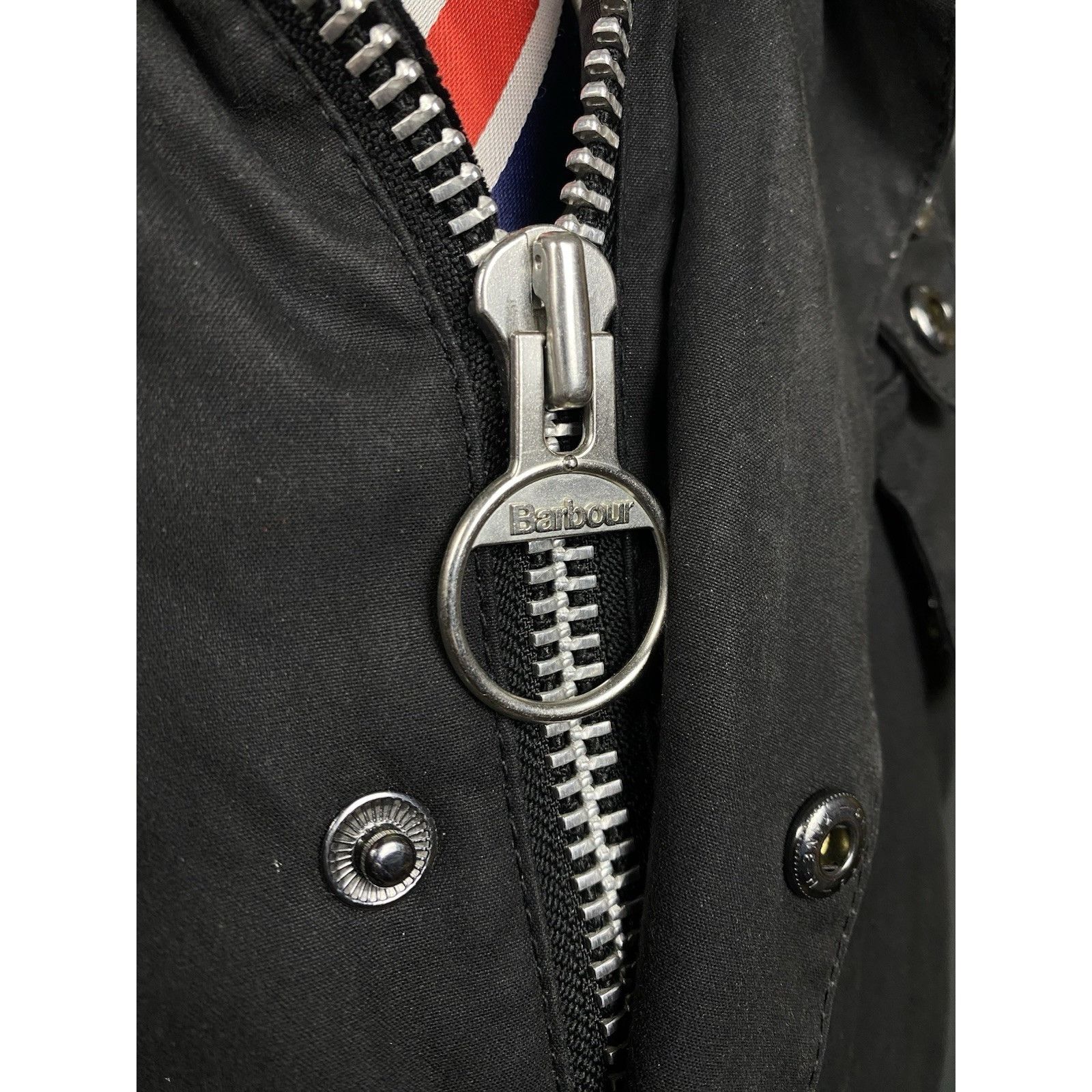 Barbour Barbour International Duke Men's Black Waxed Motorcycle Jack Size US L / EU 52-54 / 3 - 9 Thumbnail