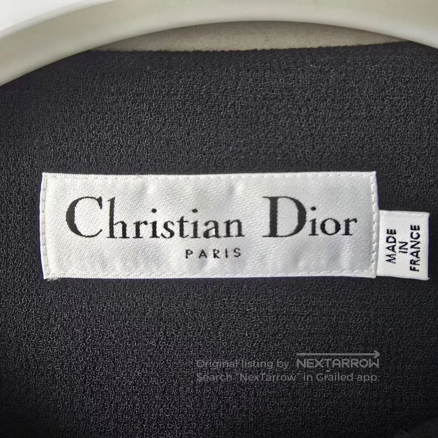 Dior black two-piece wool coat by Dior. Size XS / US 0-2 / IT 36-38 - 5 Thumbnail