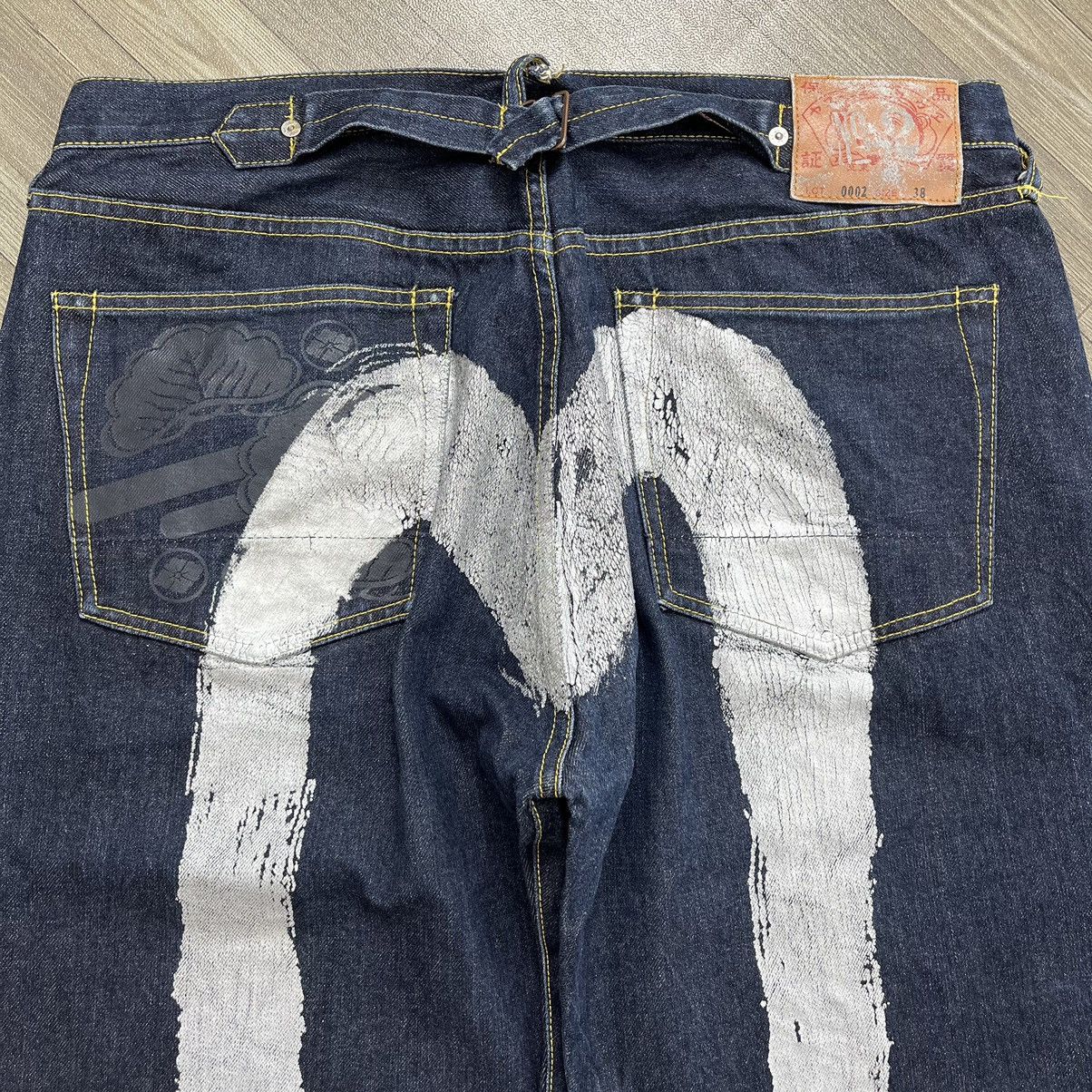 Evisu Vintage Evisu Daicock Big Logo Selvedge Jeans Size US 29 - 3 Thumbnail