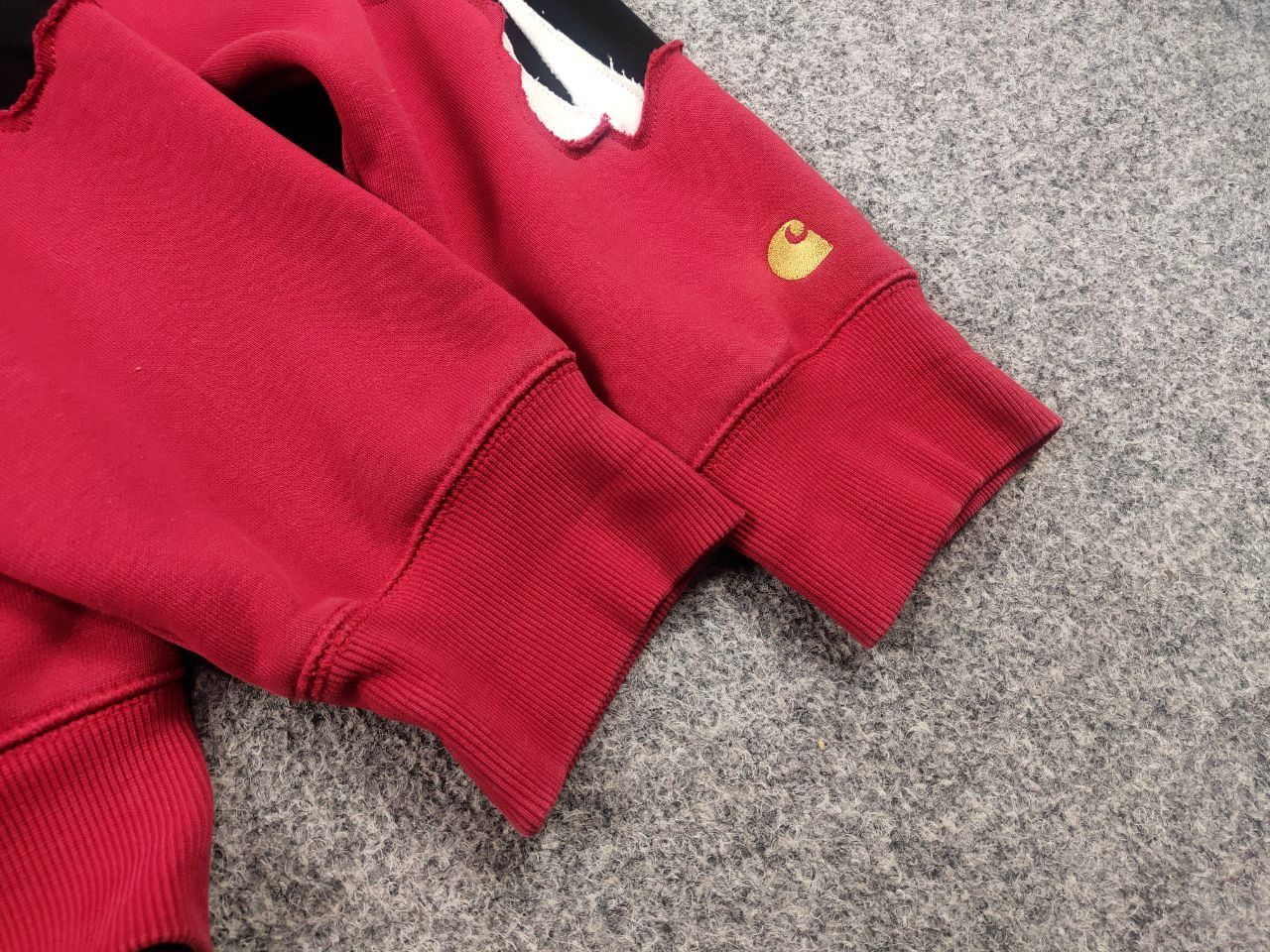 Carhartt Vintage Carhartt Skeleton Red Fit Zip hooded chase jacket Size US L / EU 52-54 / 3 - 9 Thumbnail