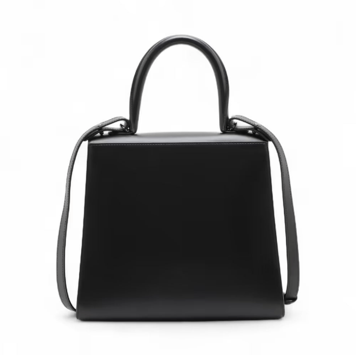 Delvaux Lumore MM Leather Two-Handbag Black x White Size ONE SIZE - 2 Thumbnail