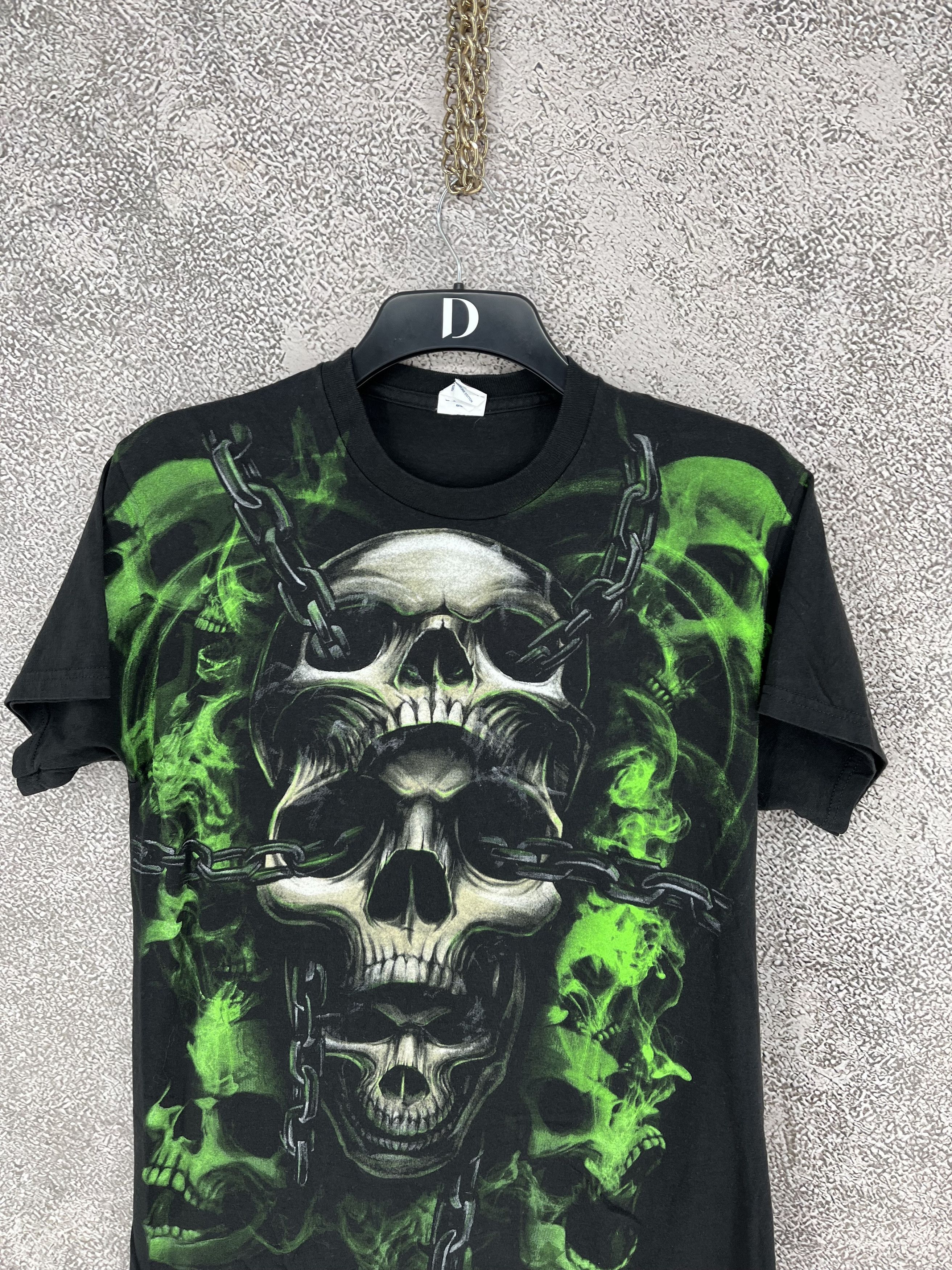 Band Tees Vintage Skull Smoke Rocky Asap Fashion raptees Size US M / EU 48-50 / 2 - 6 Thumbnail