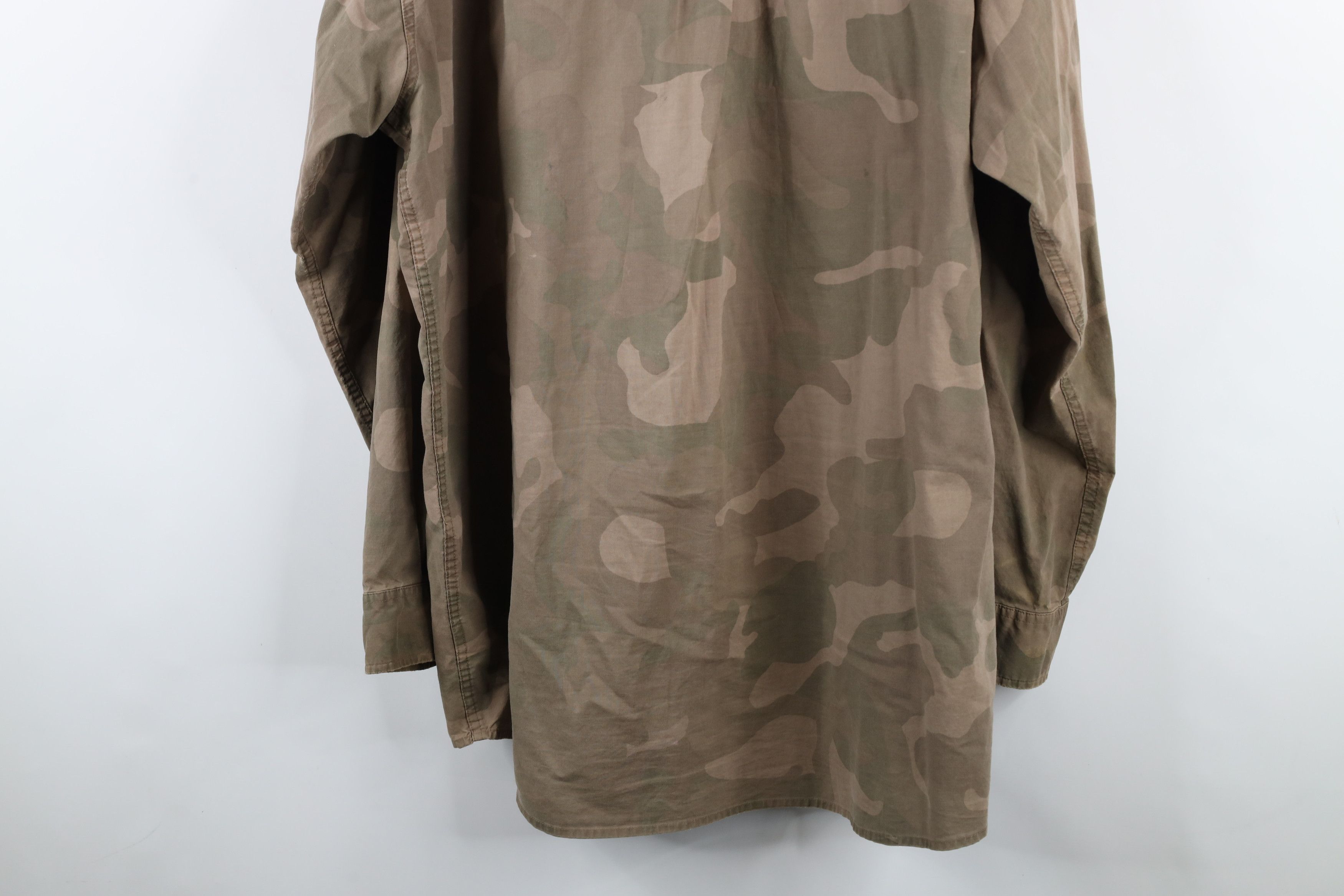Vintage Vintage 90s Y2K Streetwear Camouflage Collared Button Shirt Size US XXL / EU 58 / 5 - 17 Thumbnail