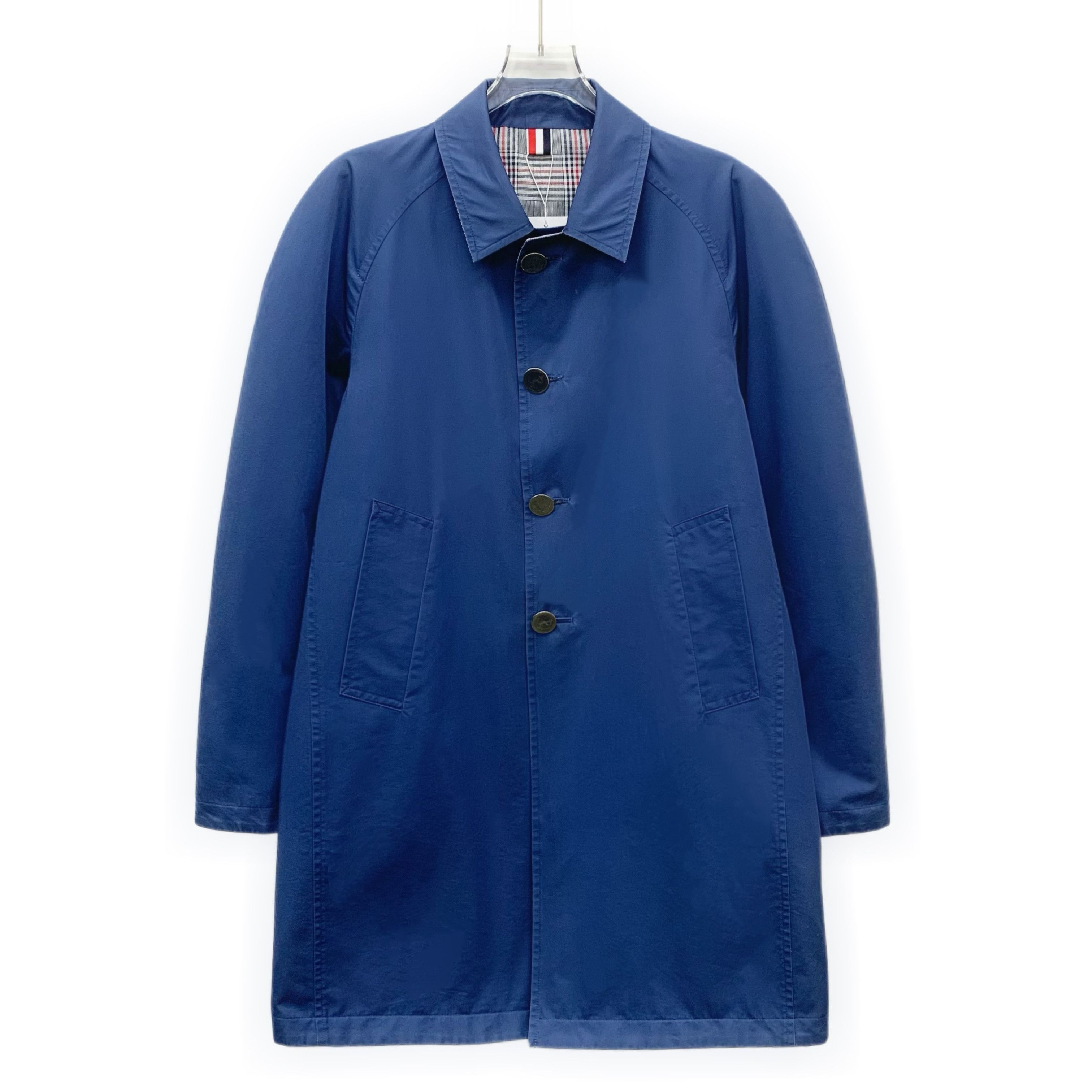 Thom Browne Thom Browne Check Trench Blue (1) Size S / US 4 / IT 40 - 1 Thumbnail