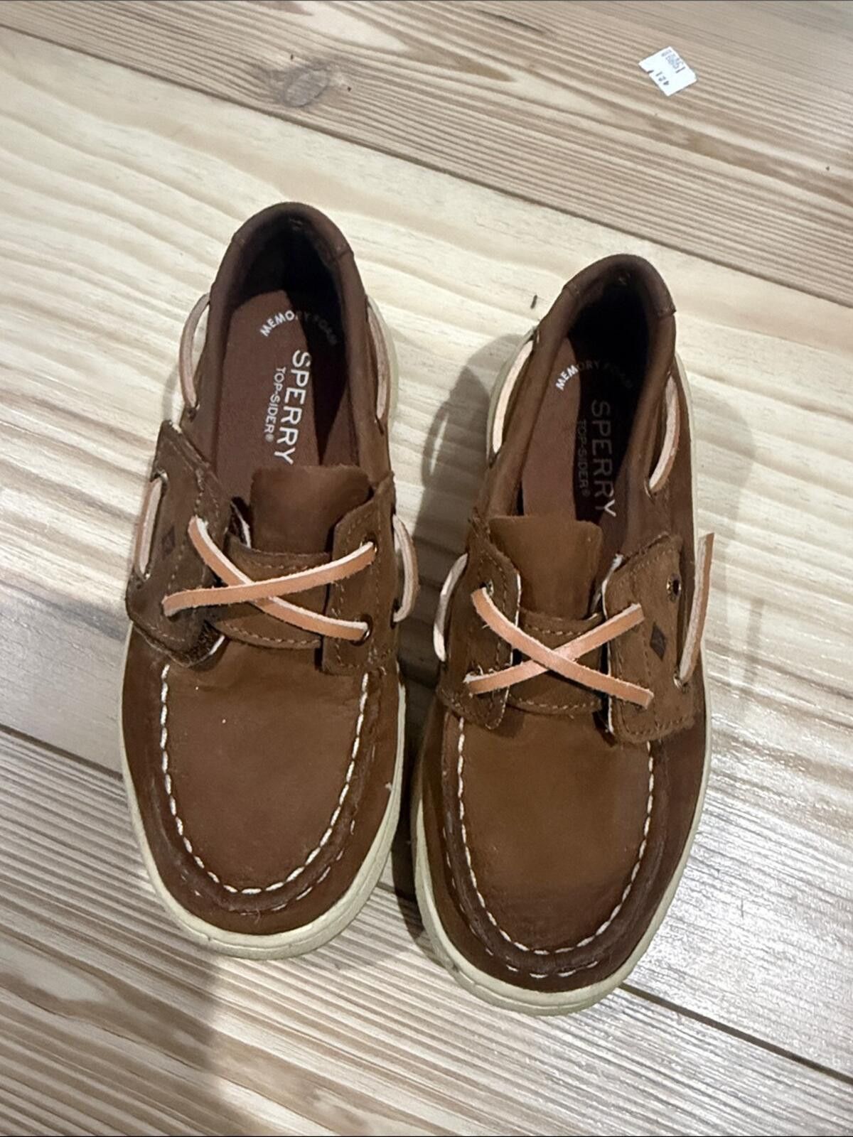 Sperry Sperry Tan Leather 2-Eye Boat Shoes Size US 11 / EU 44 - 2 Thumbnail