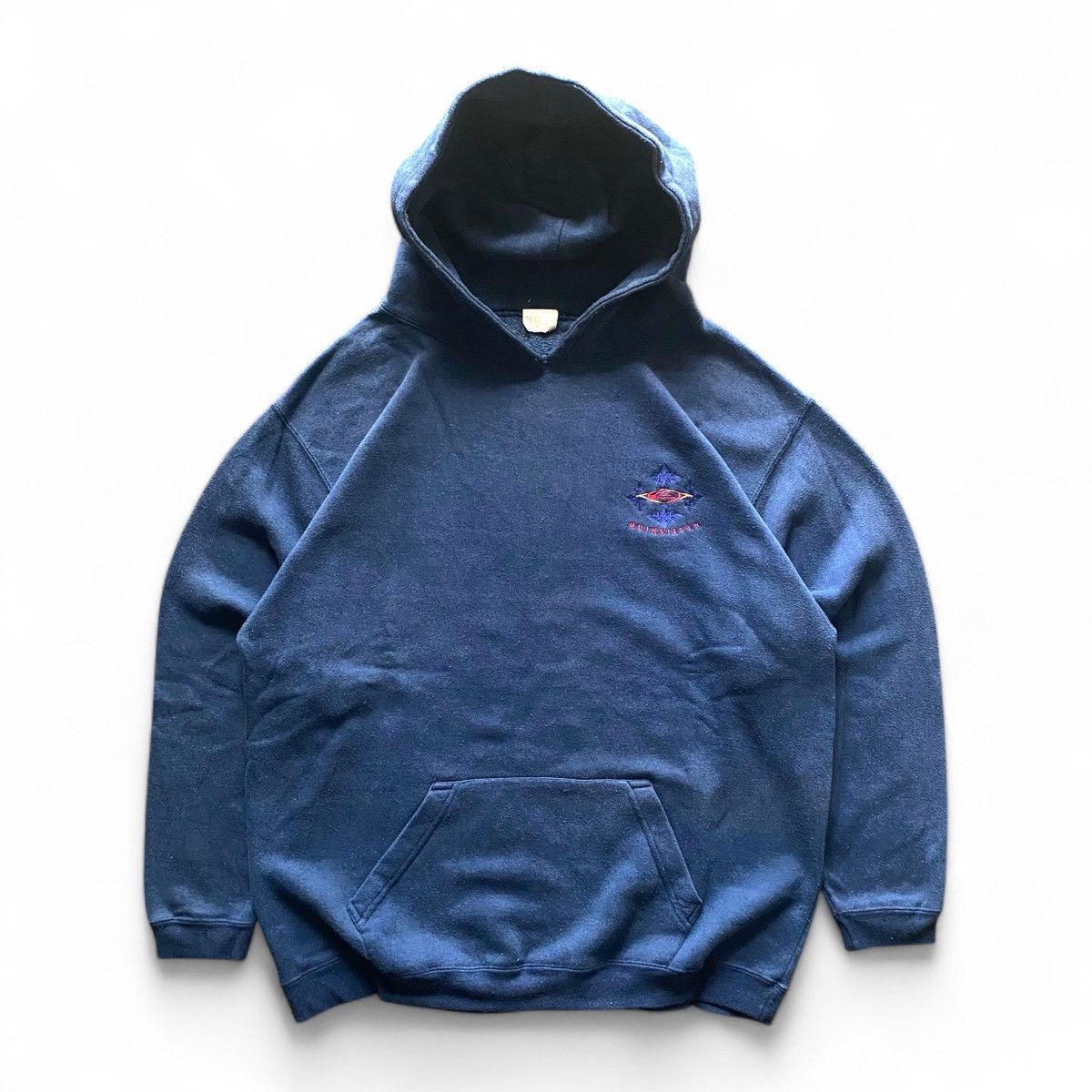 Quiksilver × Vintage QUIKSILVER VINTAGE EMBROIDERED LOGO HOODIE 90s Size US L / EU 52-54 / 3 - 1 Thumbnail