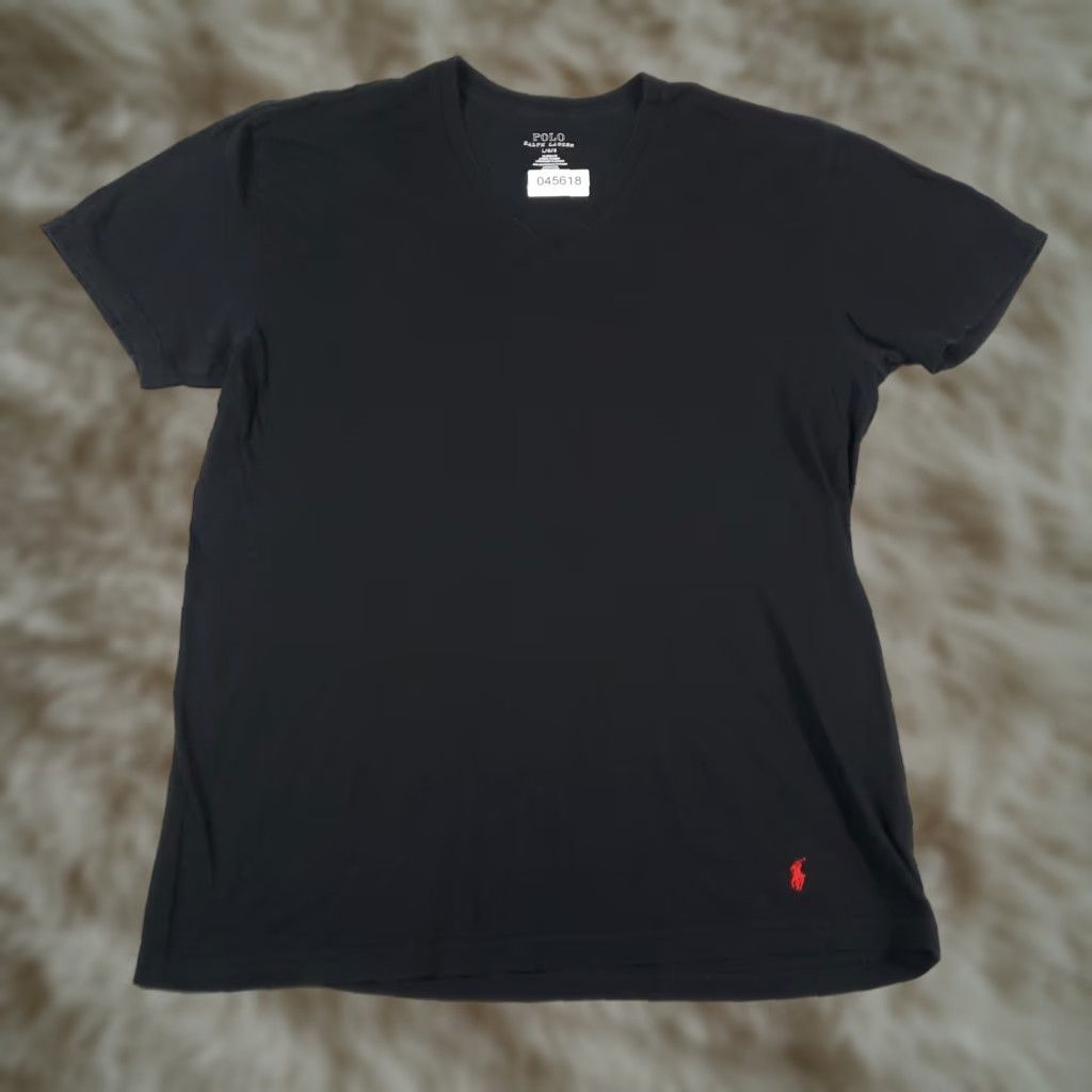 Ralph Lauren Ralph Lauren T Shirt Mens Large Black Pony Logo Short Sleeve Casual Shirt Size US L / EU 52-54 / 3 - 1 Thumbnail