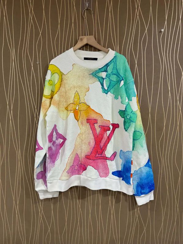 Louis Vuitton Louis Vuitton Colorful Cotton Men's Sweatshirt 0089 Size US L / EU 52-54 / 3 - 1 Thumbnail