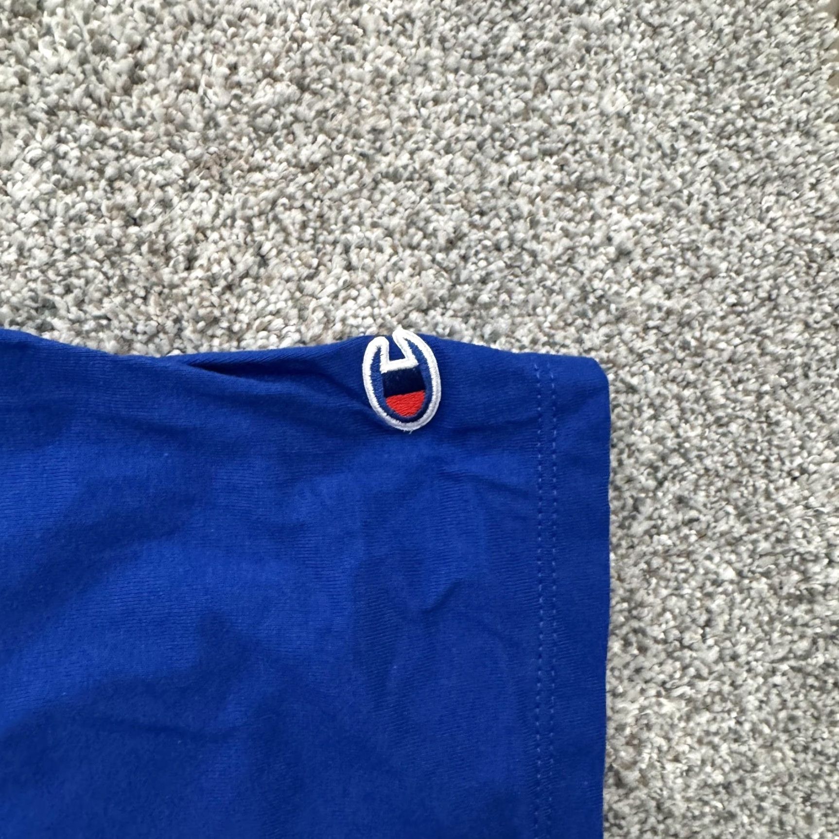Champion Champion Shirt Mens XL Blue Surf The Web Athletic Tee Embroidered Logo Cotton Size US XL / EU 56 / 4 - 3 Thumbnail