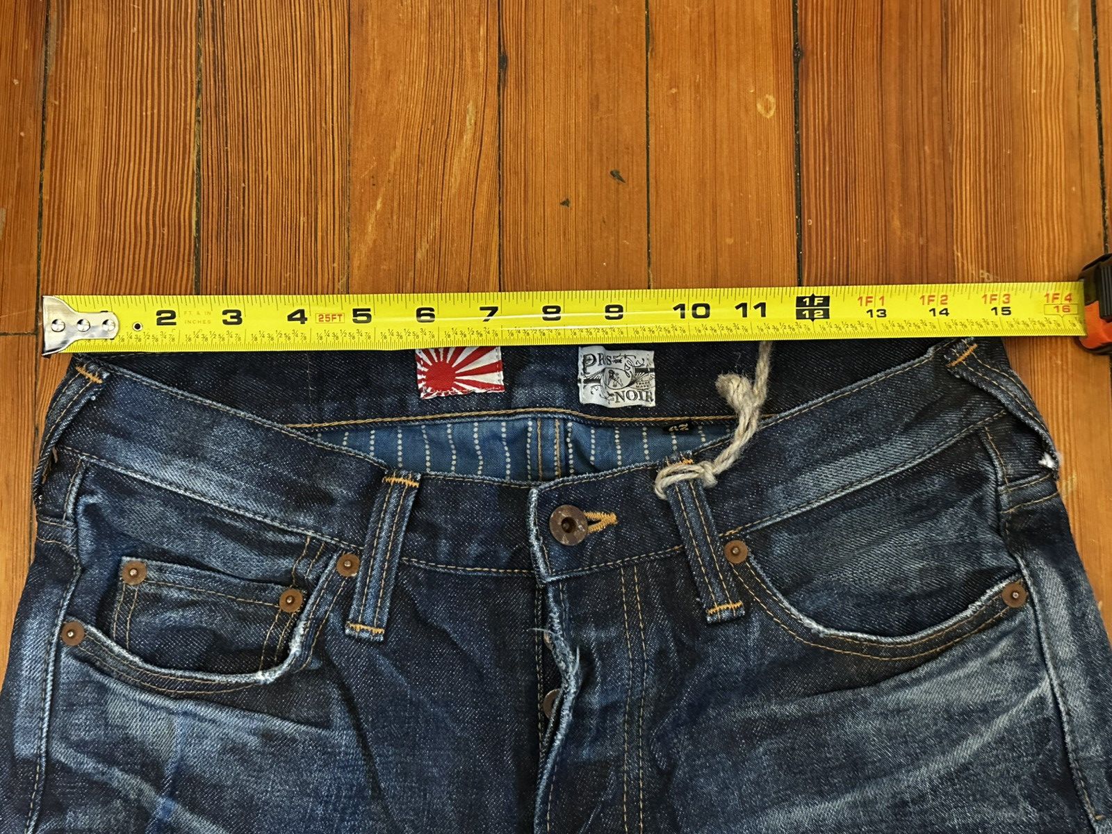 Prps PRPS NOIR Japanese Redlined Selvedge Denim Jeans Wabash RARE Size US 29 - 9 Thumbnail