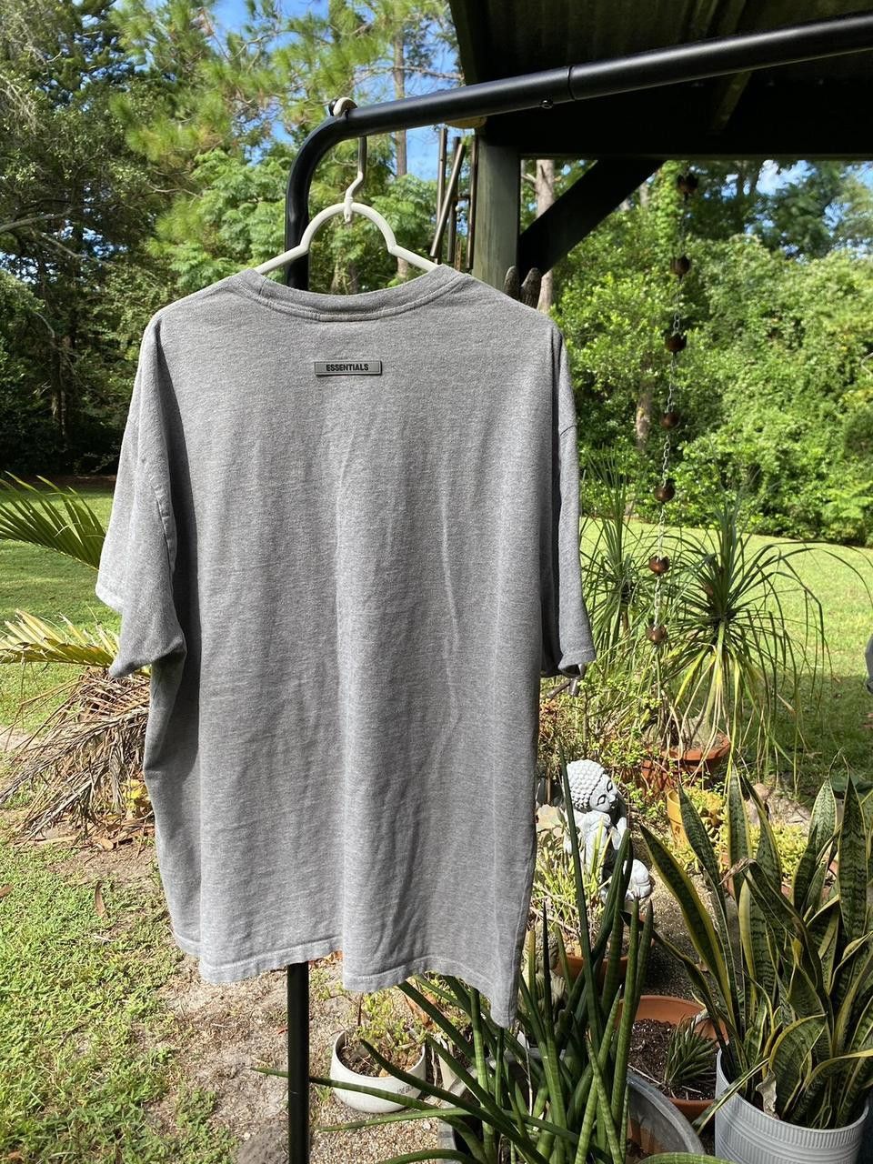 Fear of God Grey Heavyweight Essentials Fear Of God Logo Tee Shirt Size US L / EU 52-54 / 3 - 4 Thumbnail