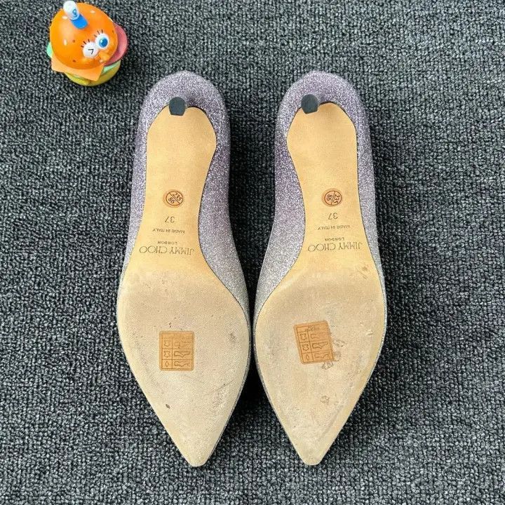 Louis Vuitton Louis Vuitton Sparkly Pointed Heels for Women -2508 Size US 6 / IT 36 - 6 Thumbnail